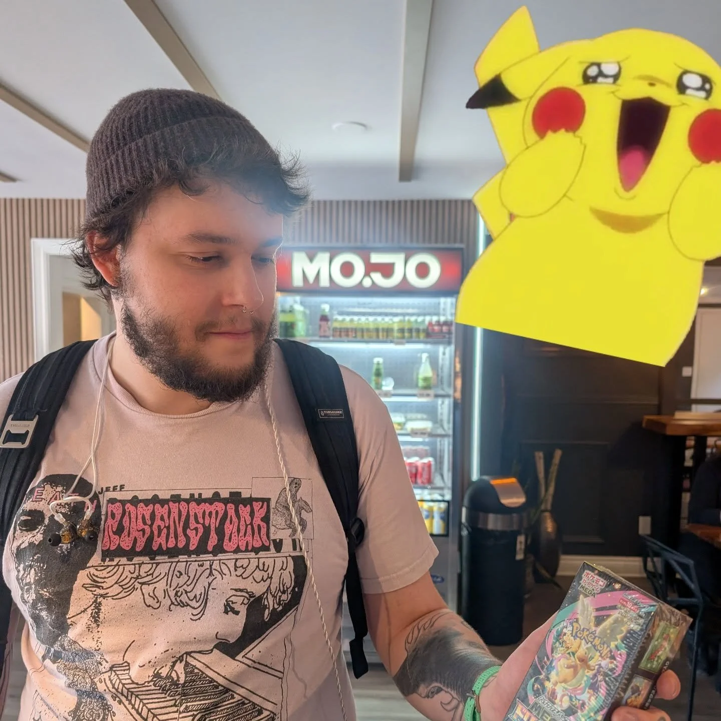 He picked it&hellip; now we&rsquo;re trusting the luck 🍀🎴

#PokemonCards #CardPull #GoodLuck #TCG #CollectorLife