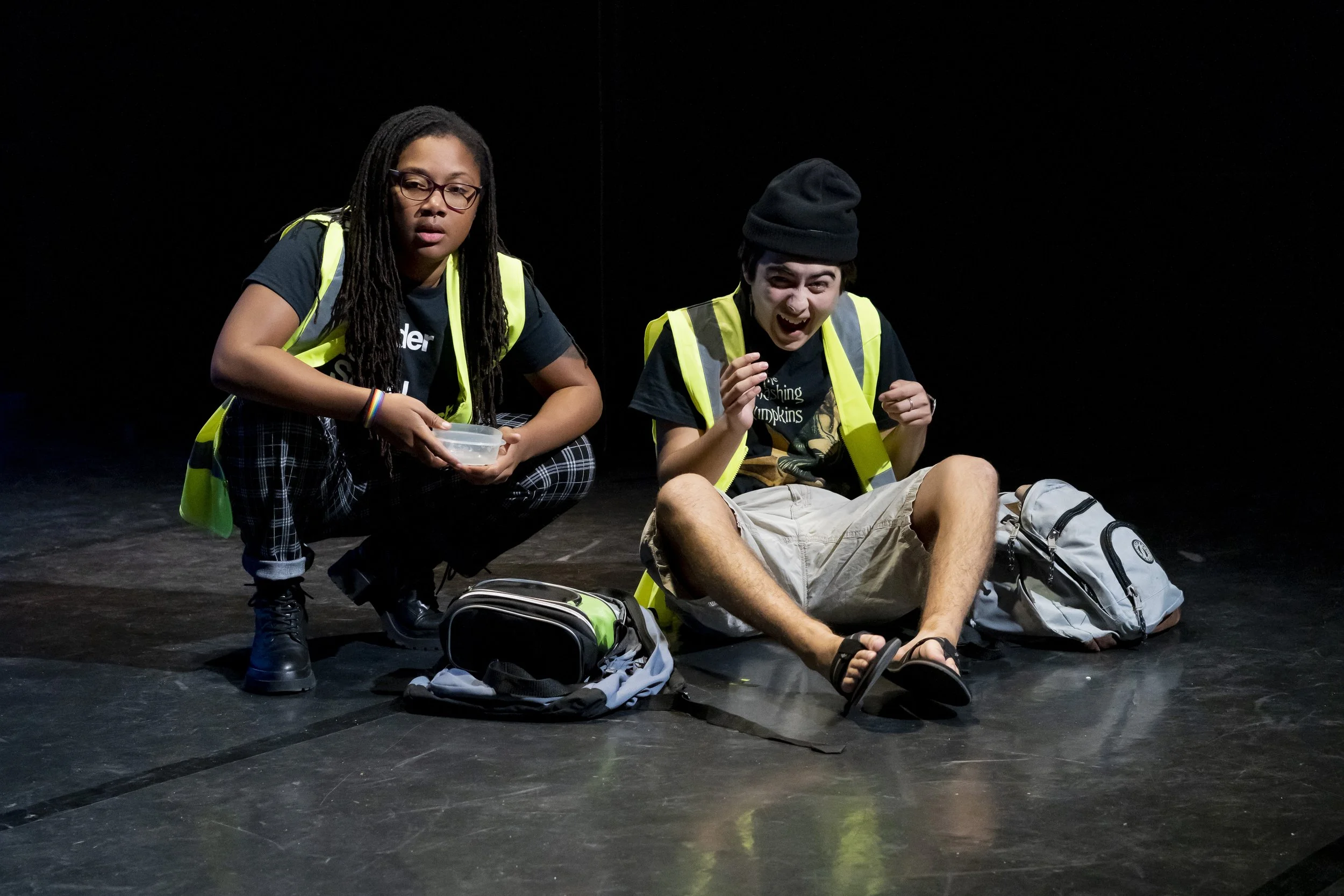 The Pros and Cons of Feeding Stray Cats | Playwrights Project, San Diego, CA | Photo: Daren Scott