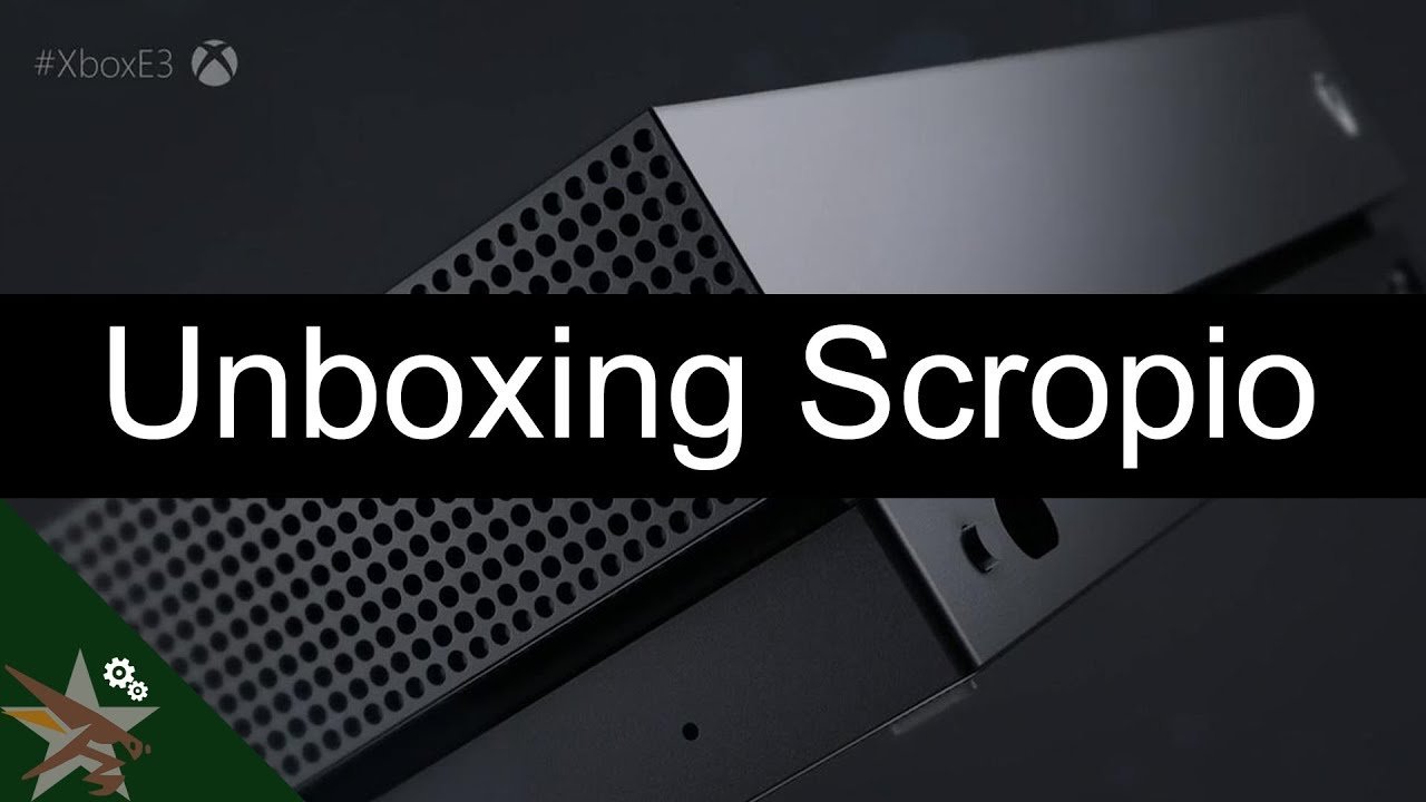 UNBOXING Xbox One X: Project Scropio Edition