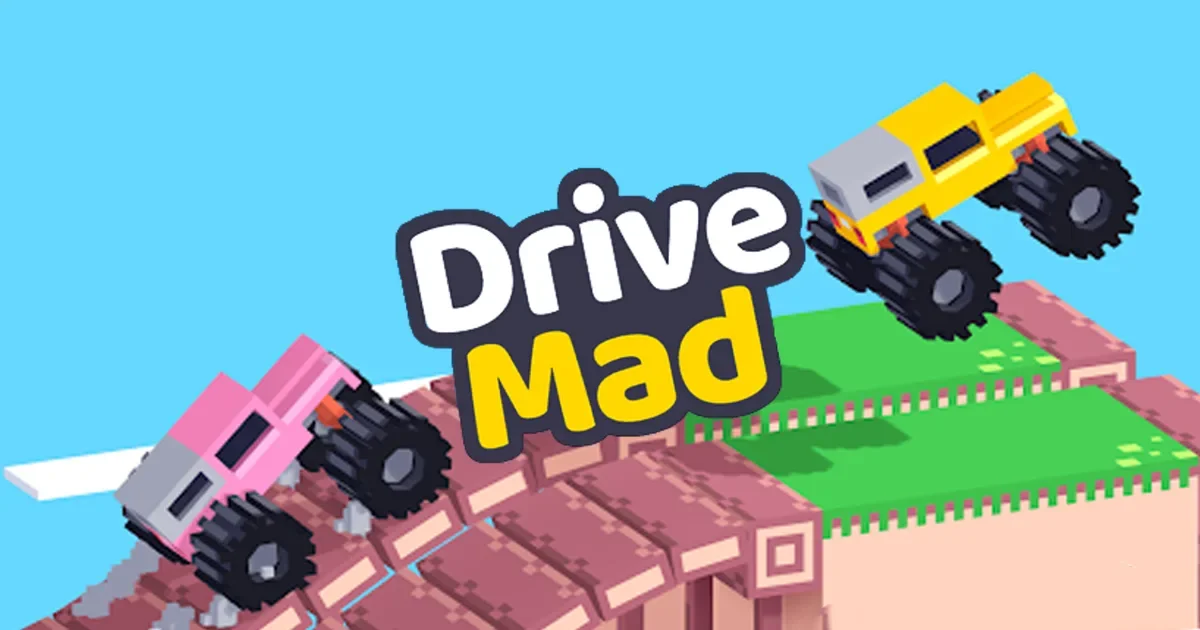 The game cover of Drive Mad.