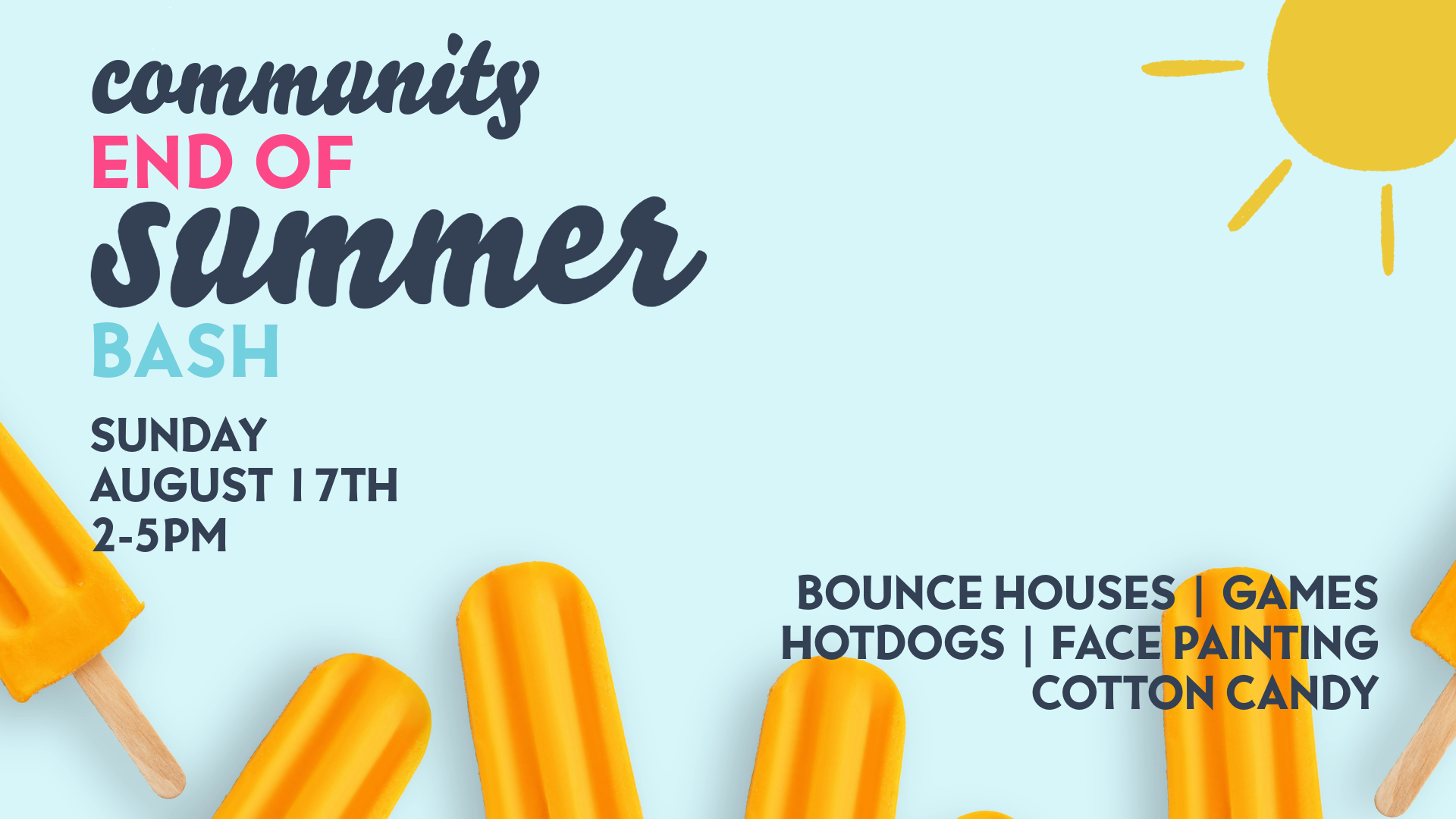 Community End of Summer Bash
