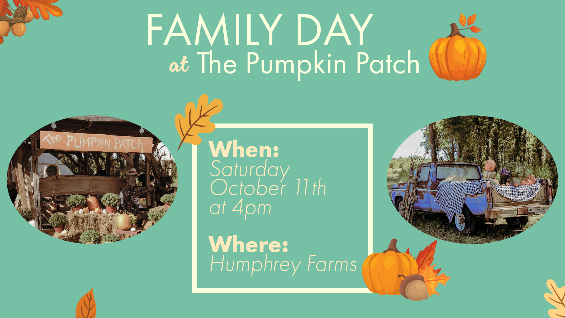 Family Day at the Pumpkin Patch