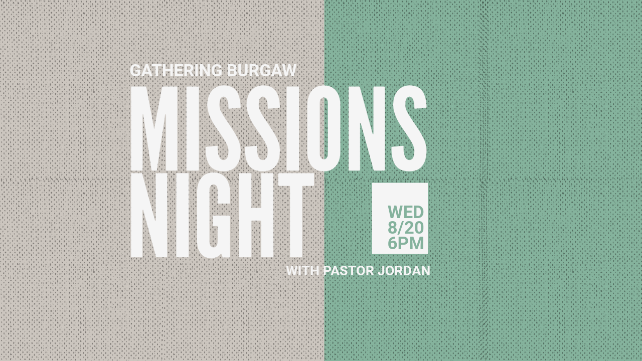 Missions Night