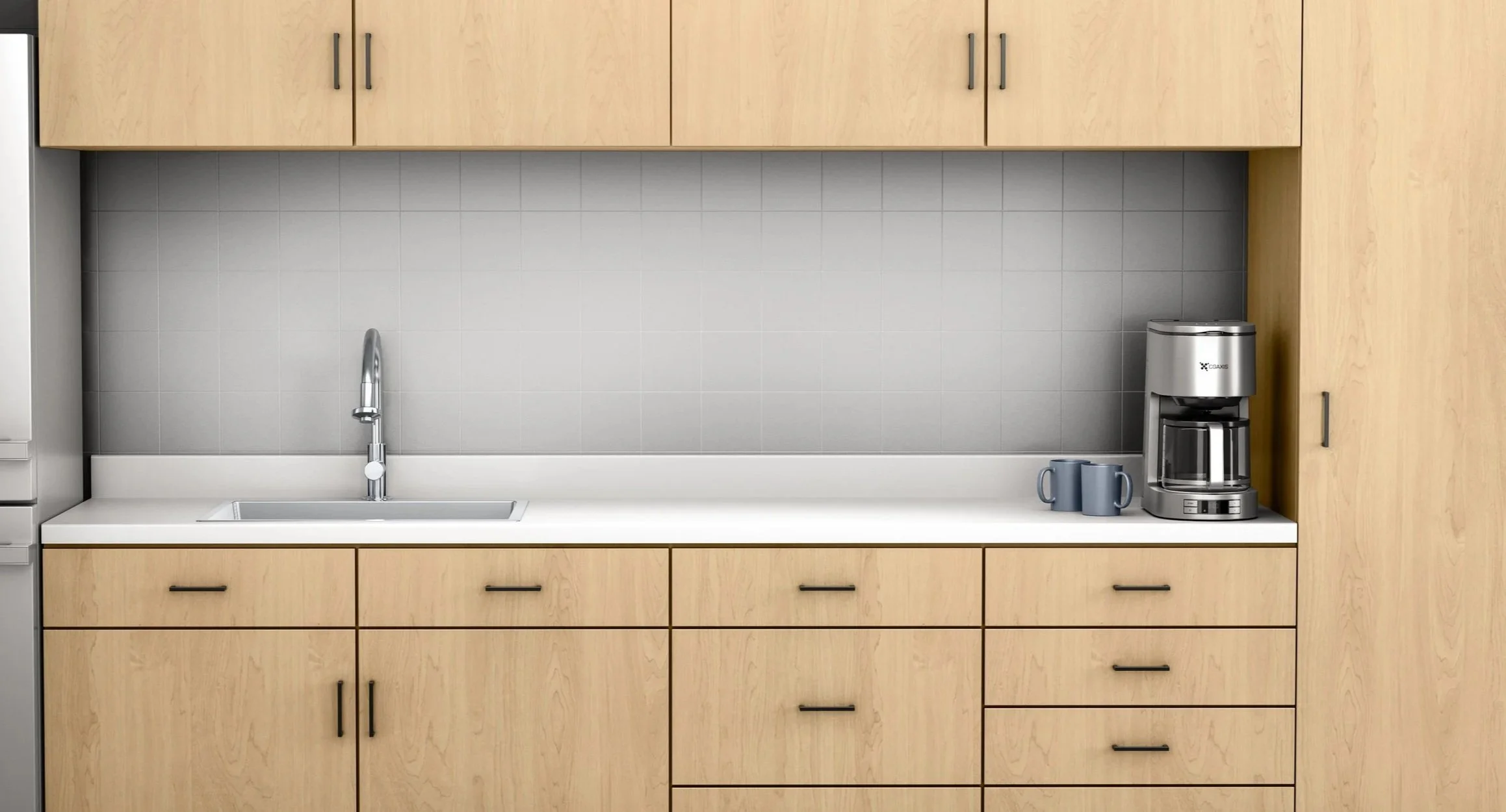 Flairwood by Metalworks laminate custom cabinetry