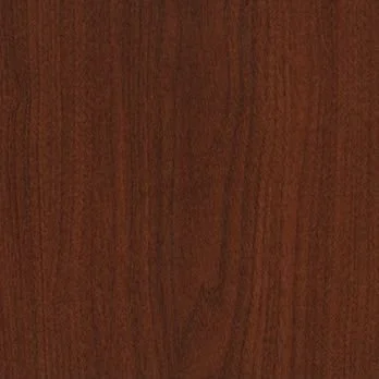 Close-up of a wooden surface with a reddish-brown finish.