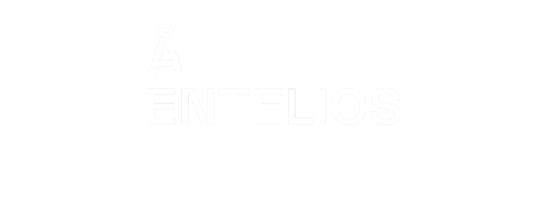 Tekst som sier 'Å ENTELIOS' på en black background.