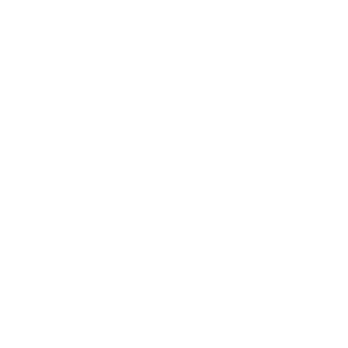 Black and white icon of a trash can with a crescent moon and landscape design inside.