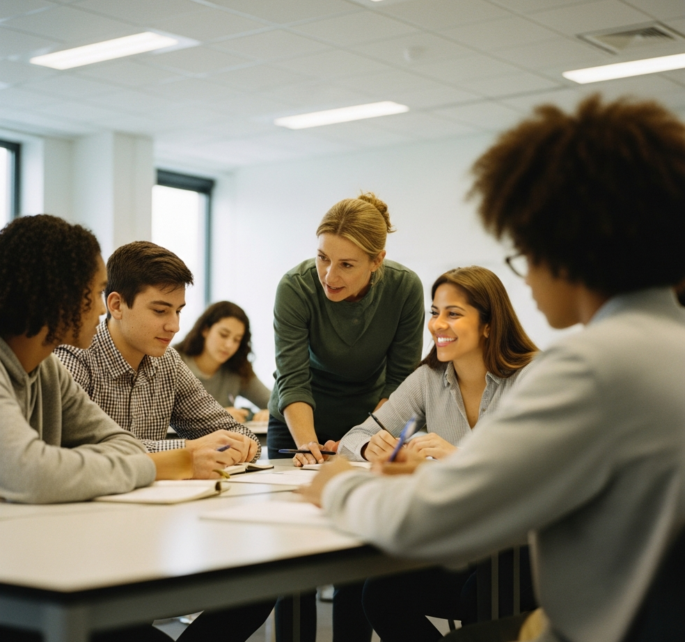 Class room for healthy relationship education