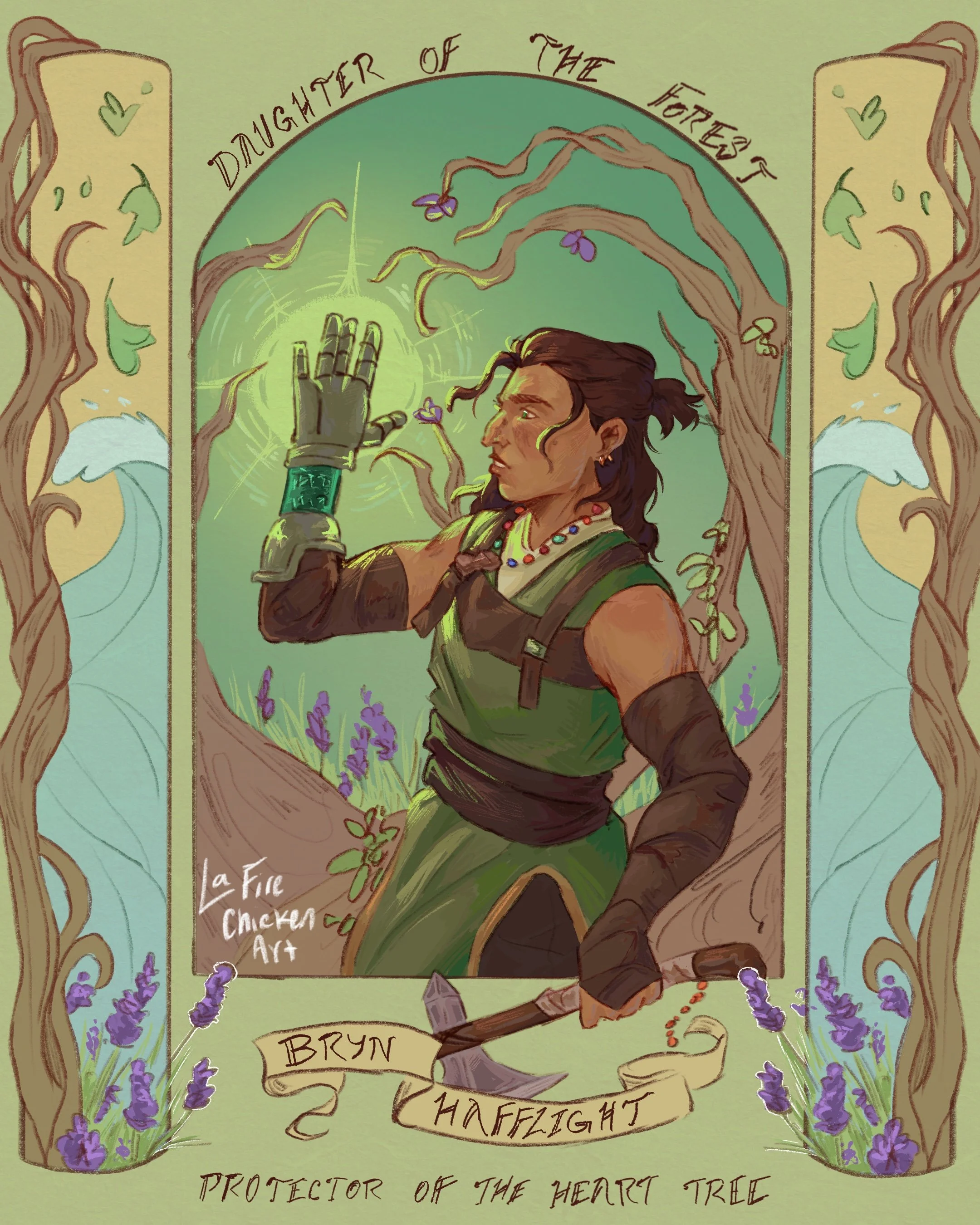 Bryn Hafflight - Protector of the Forest