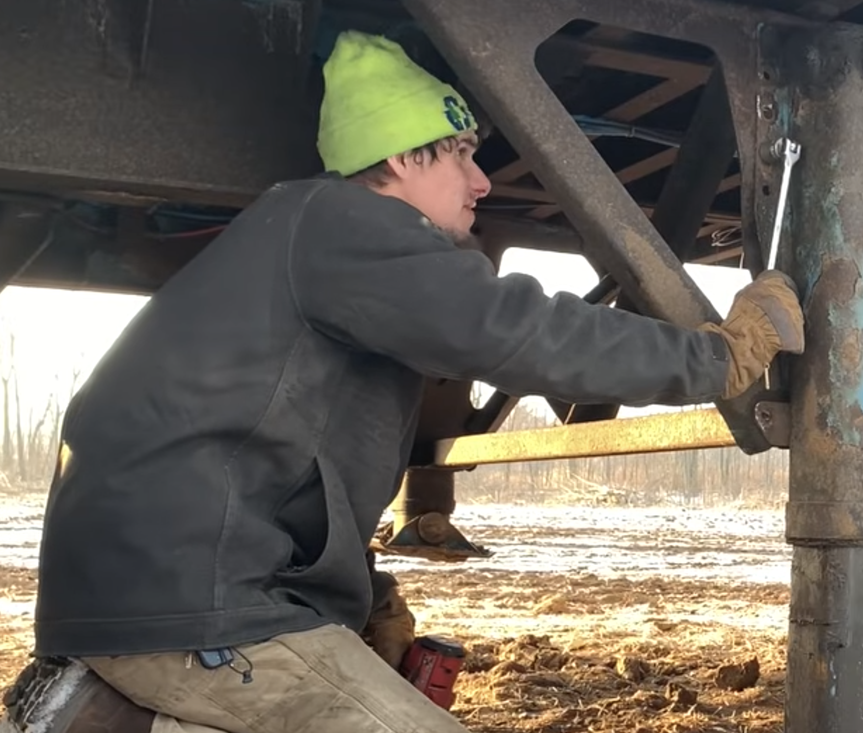 Logger Jason at the Great Lakes Logging & Heavy Equipment Expo