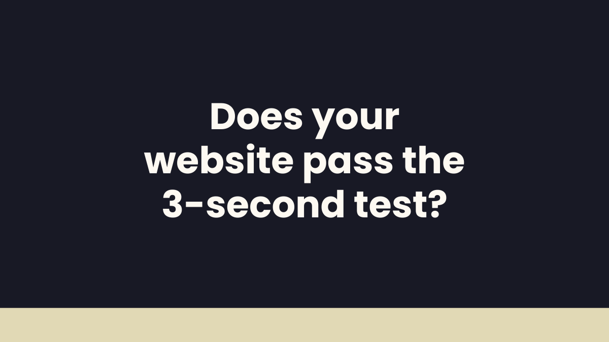 The 3-Second Rule: Does Your Website Pass the Test?