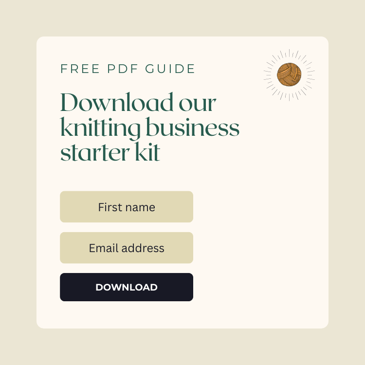 Illustration of a downloadable PDF guide and email signup form representing a lead capture system built into a website.