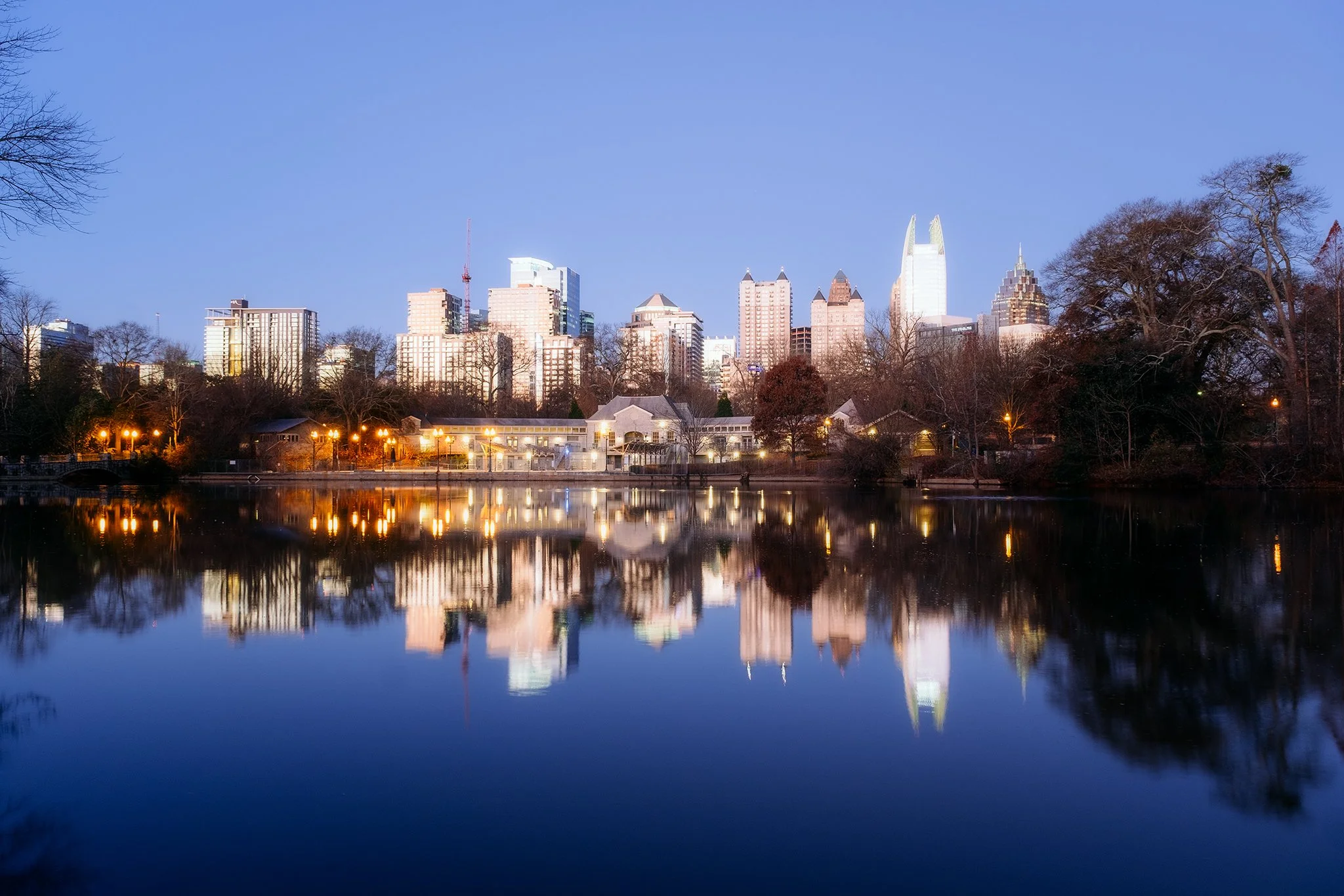 Blue hour at Piedmont Park
