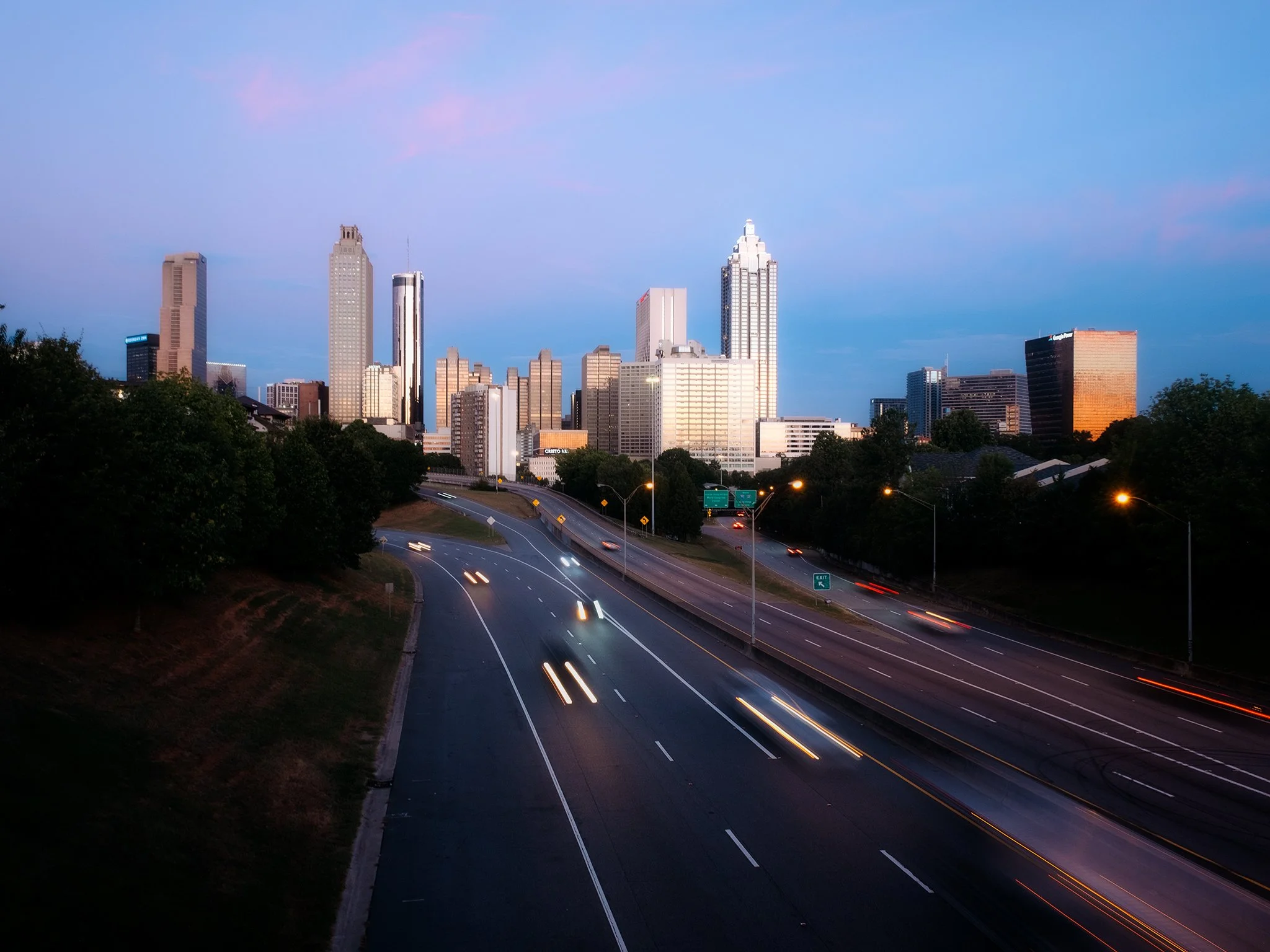 Sunrise at Jackson Street Bride in Atlanta