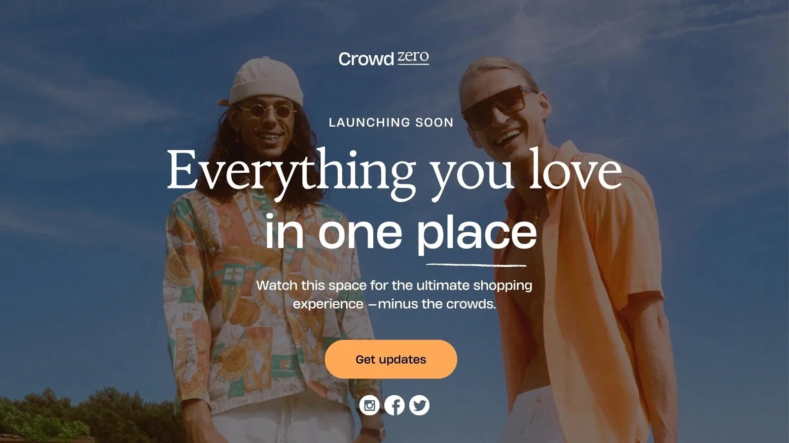 A sleek, modern Squarespace landing page designed for a client, reflecting Studio Hening's personalized, user-focused approach