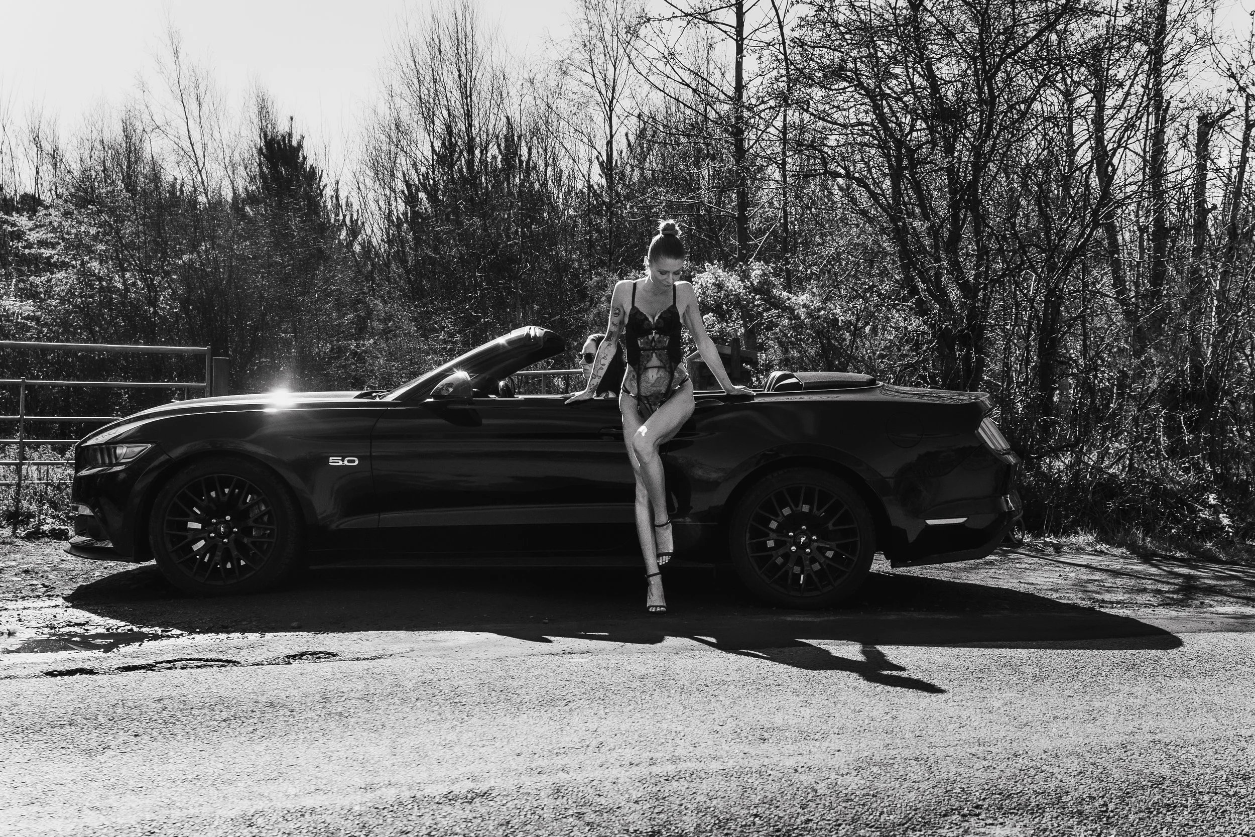 Mustang Mini Sessions in Perth: A Bold Boudoir Photoshoot with a Super Car Twist