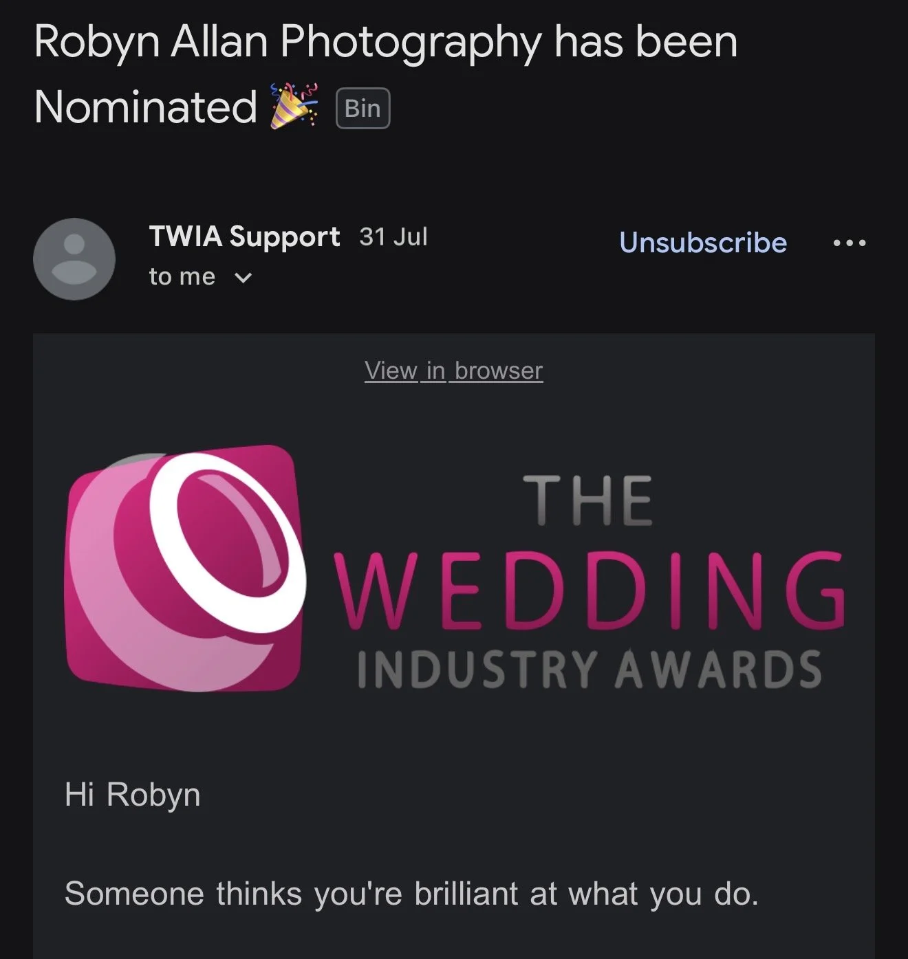 I Was Nominated for a Wedding Industry Award — So Why Am I Choosing Not to Enter?