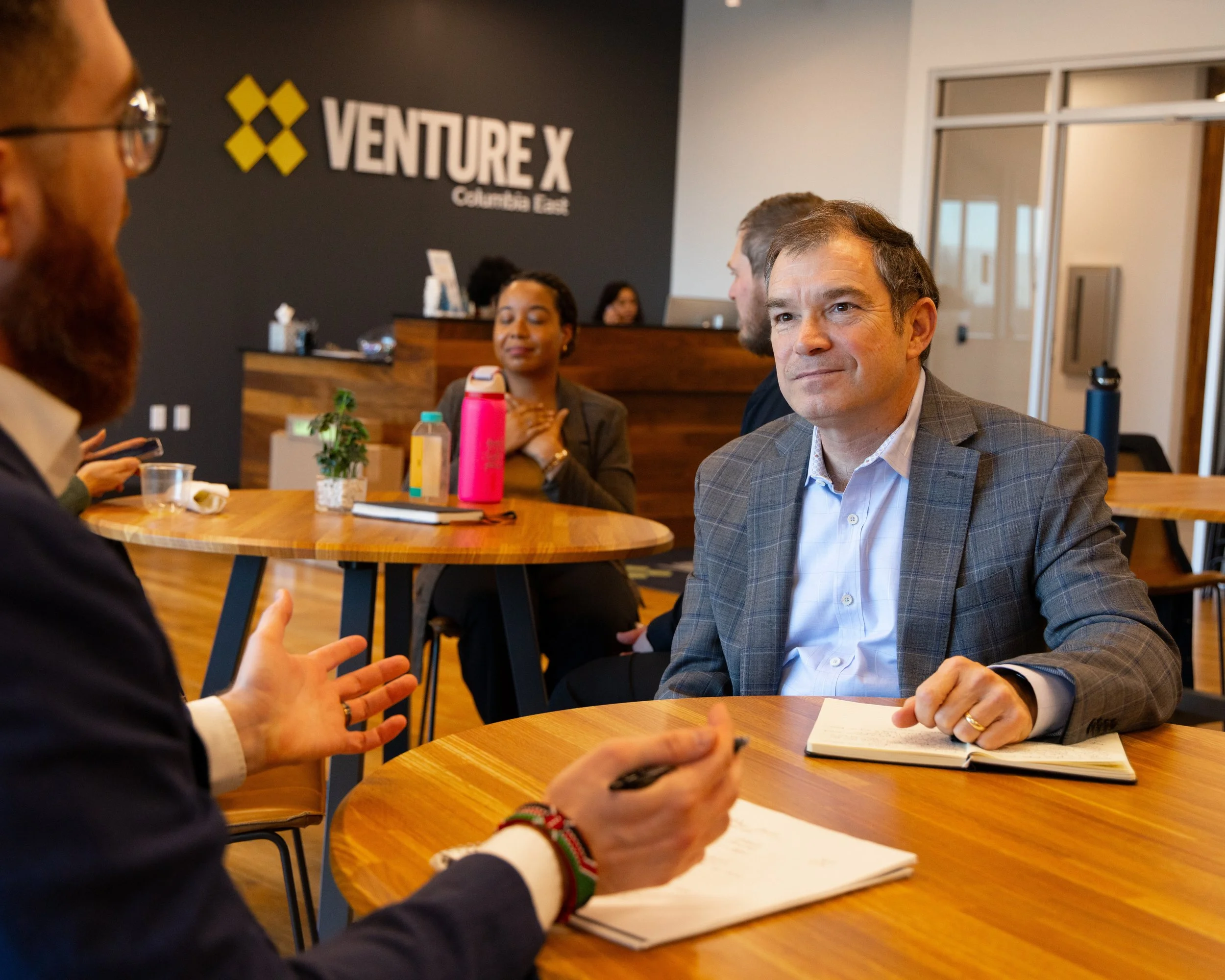 Leadership Coach Bill Barrington providing one-on-one coaching to a client.