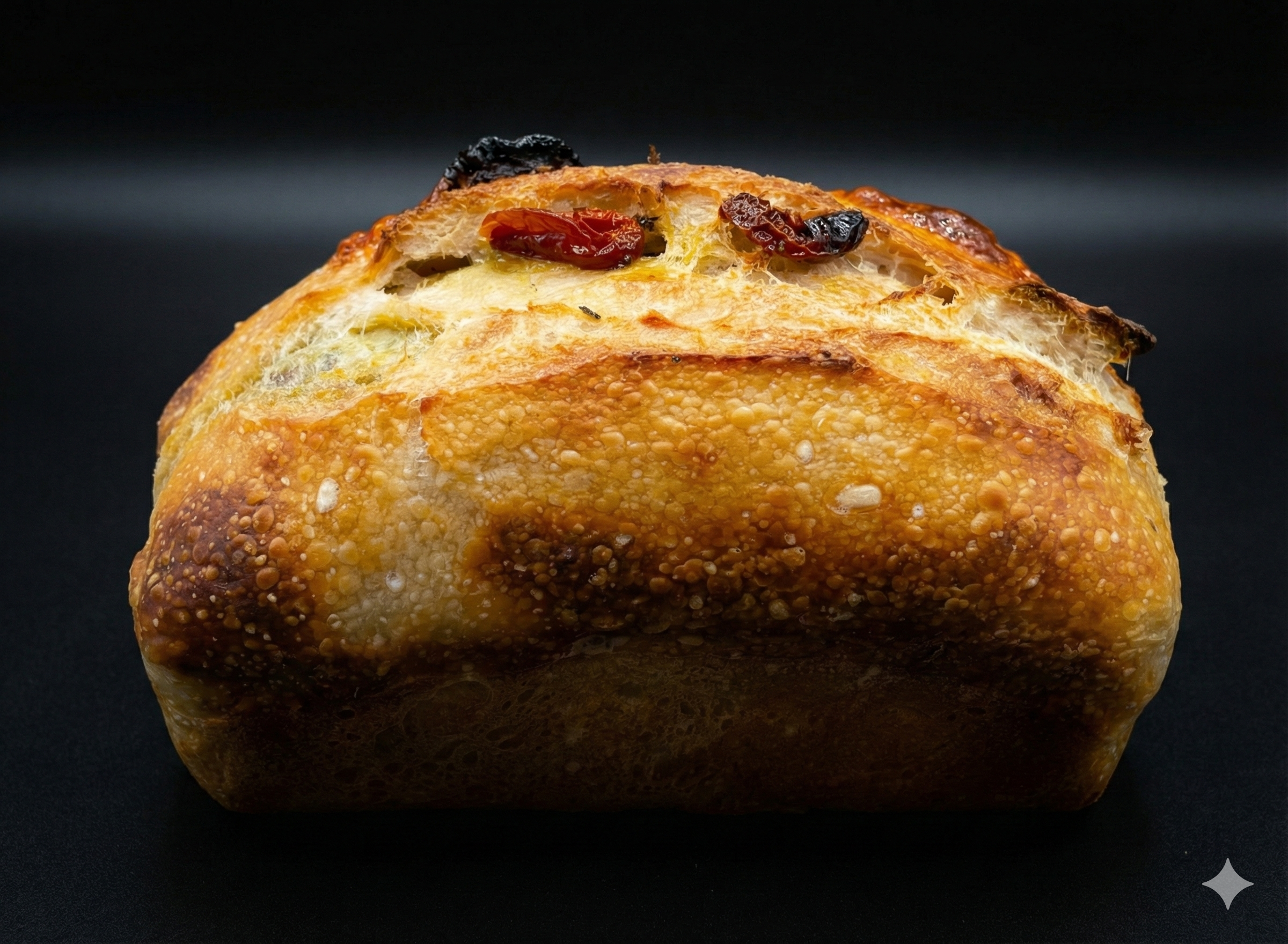 Pesto, Mozzarella, and Sun-Dried Tomatoes Sourdough