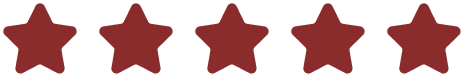 Five red stars arranged in a horizontal line.