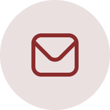 Envelope icon in a circle