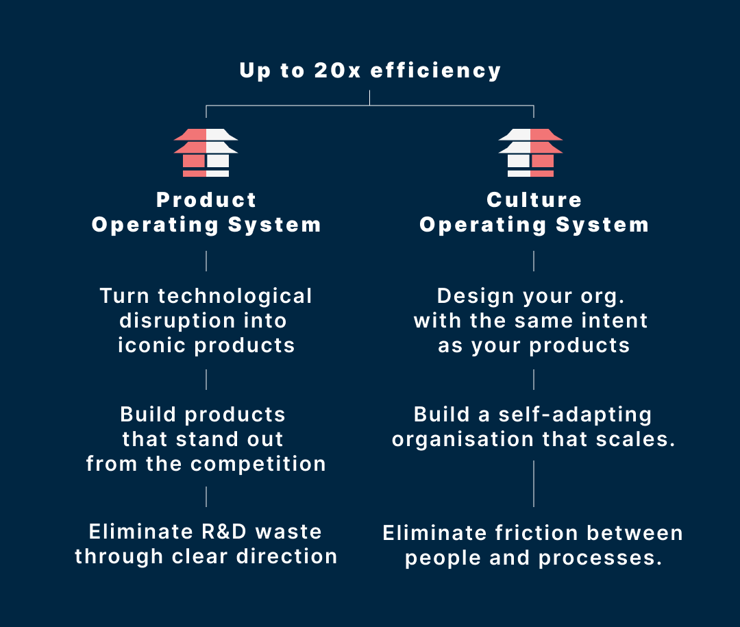 Lean processes; Vision-led business; innovation; Business transformation that succeed; Self-adaptable organisation
