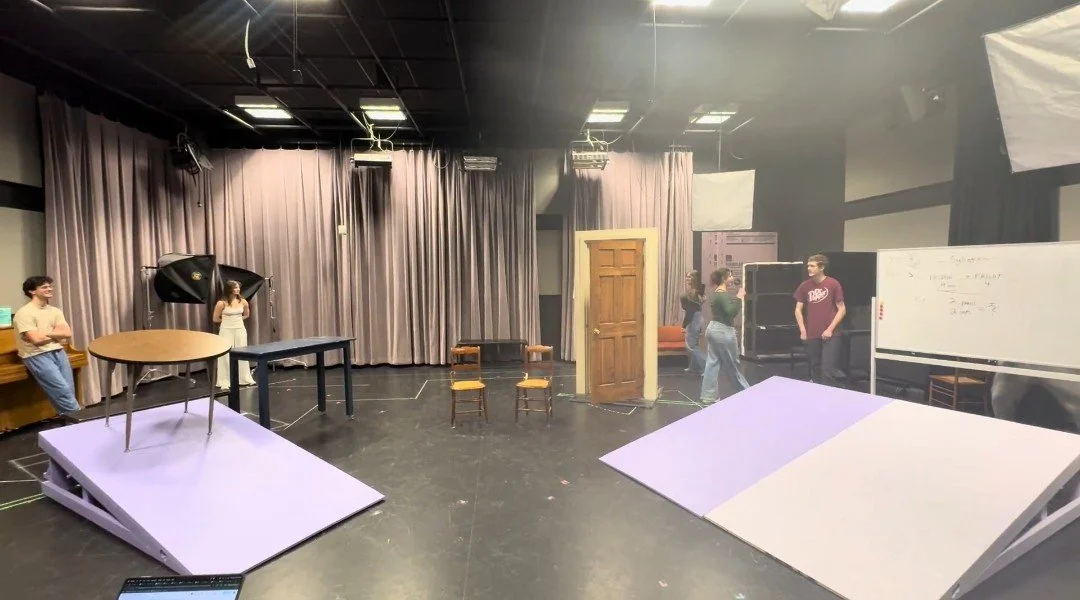 Ramps were built early to be taken to rehearsal