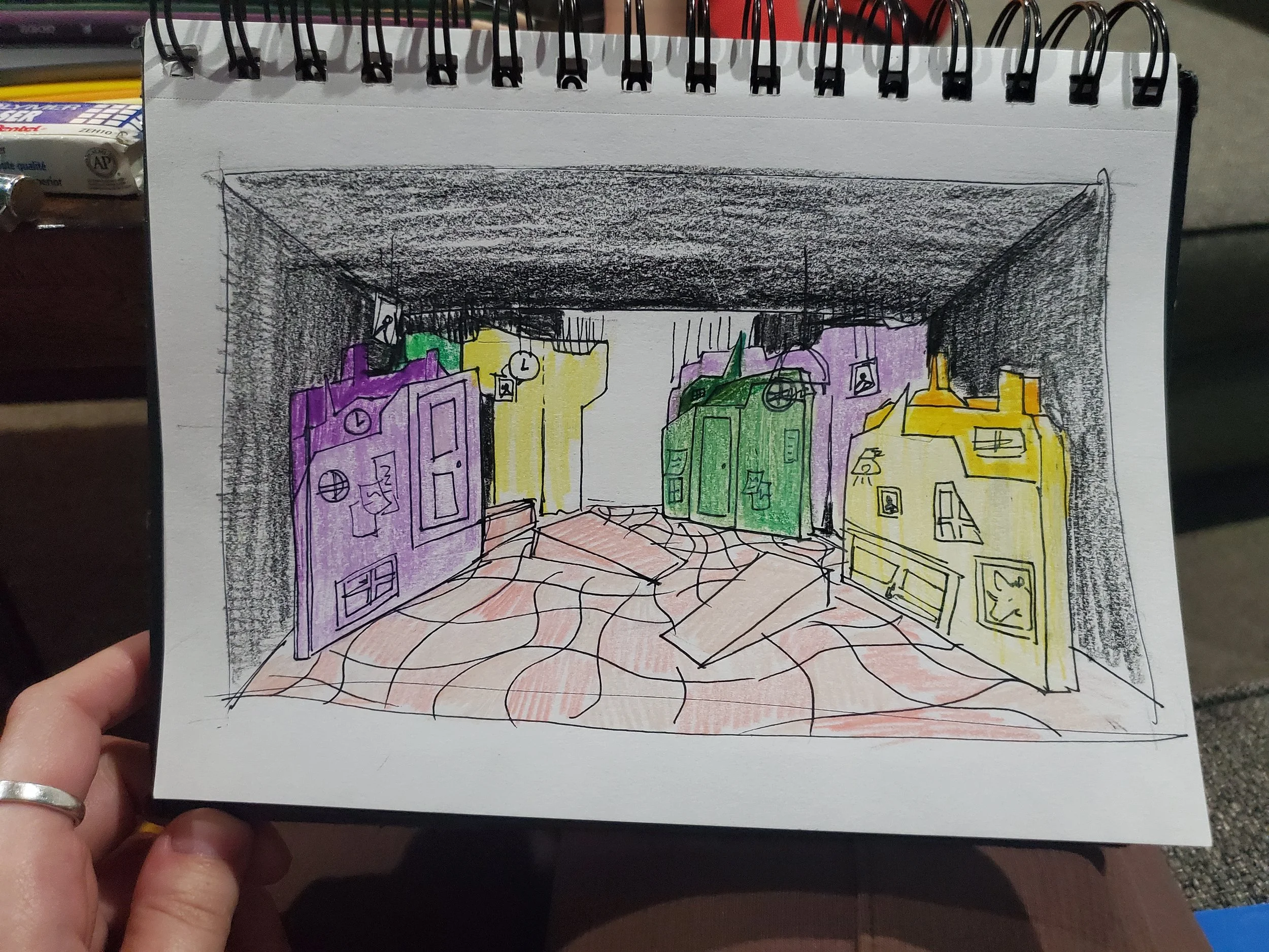 Early color sketch