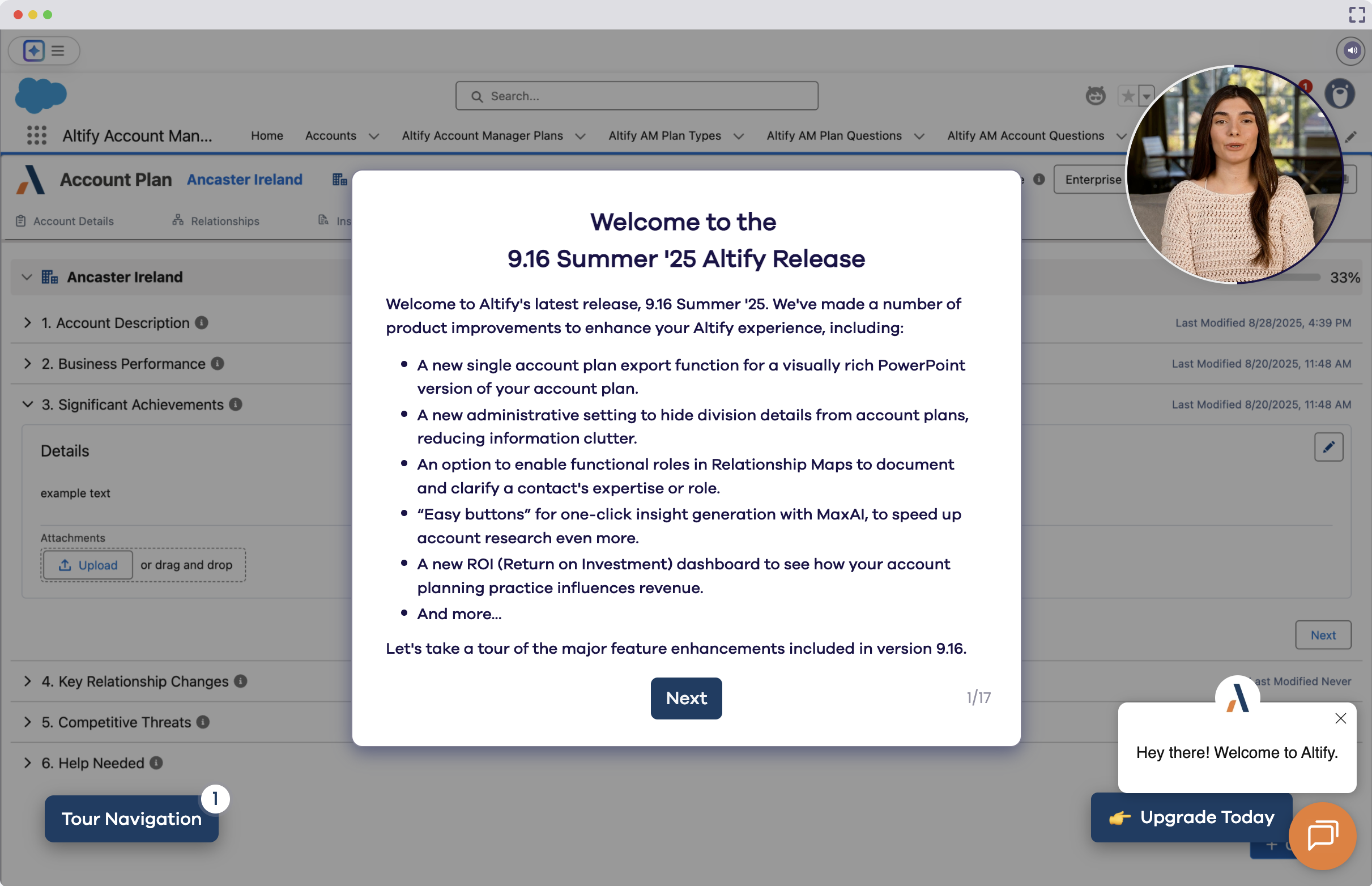 Customer and Internal Enablement Interactive Demo for the 9.16 Release
