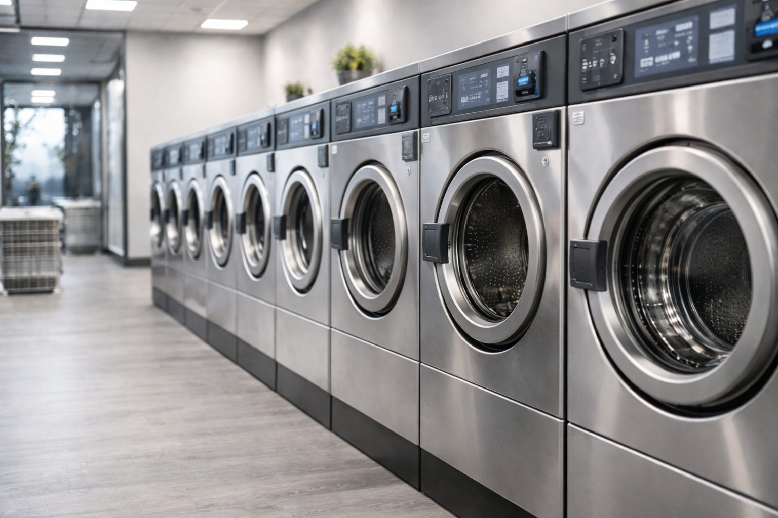 Commercial laundromat washer and dryer repair service in Metro Detroit Michigan