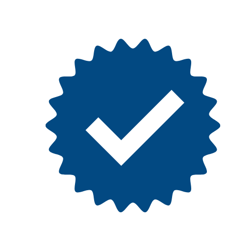 Blue badge icon
