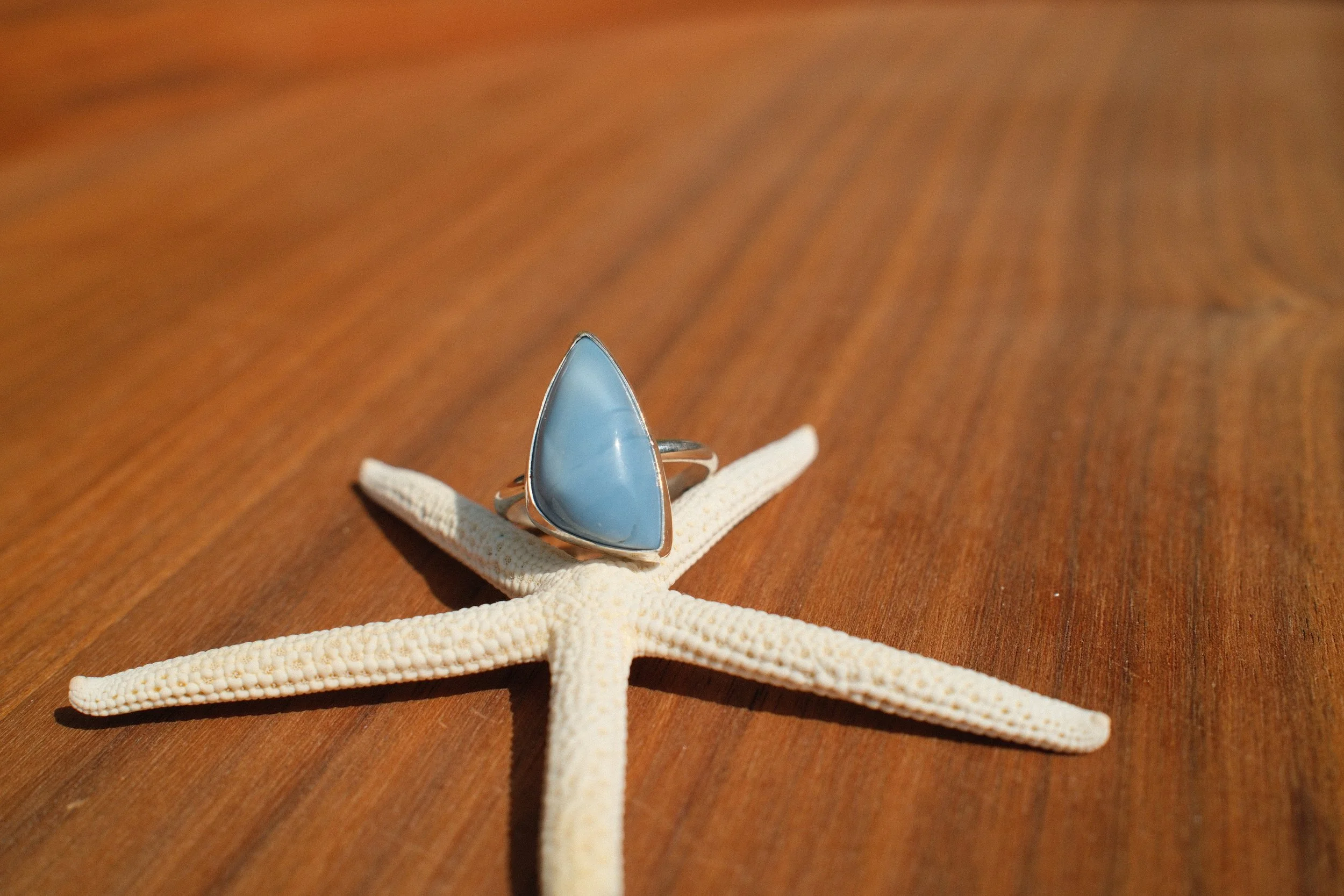 Owyhee Blue Opal Ring