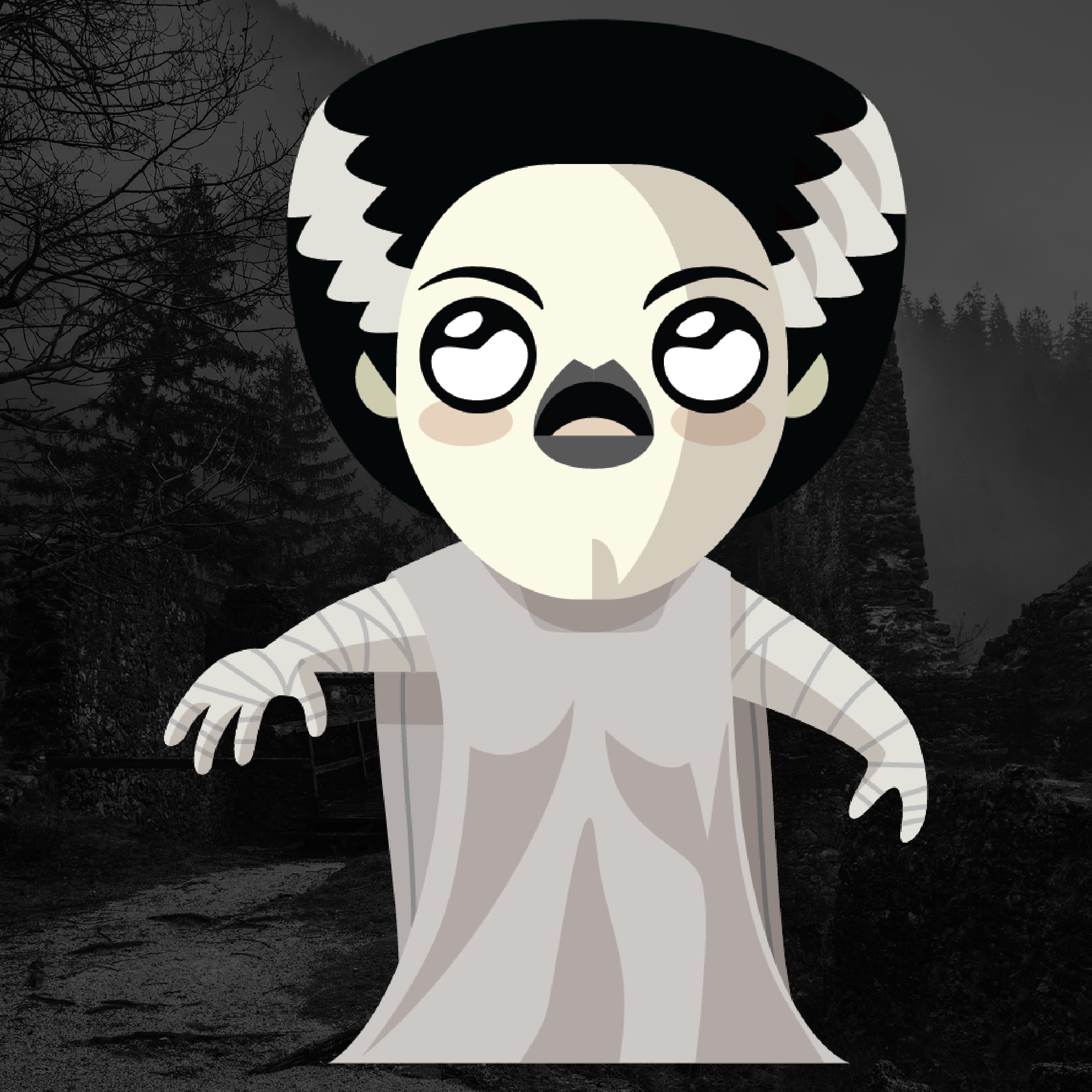 Bride of Frankenstein Sticker