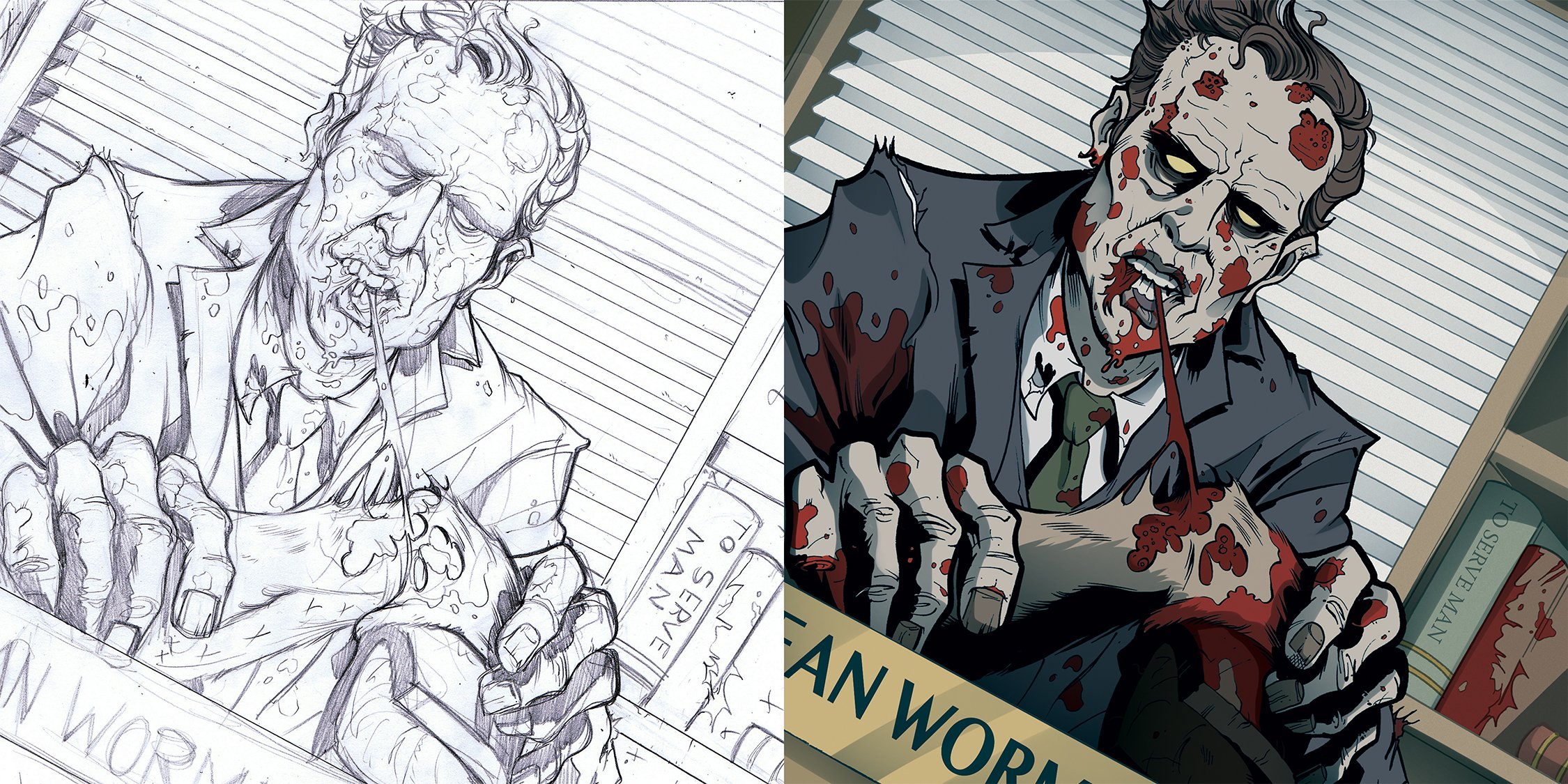 Zombies vs Cheerleaders playing card game featuring the crusty old zombie dean.