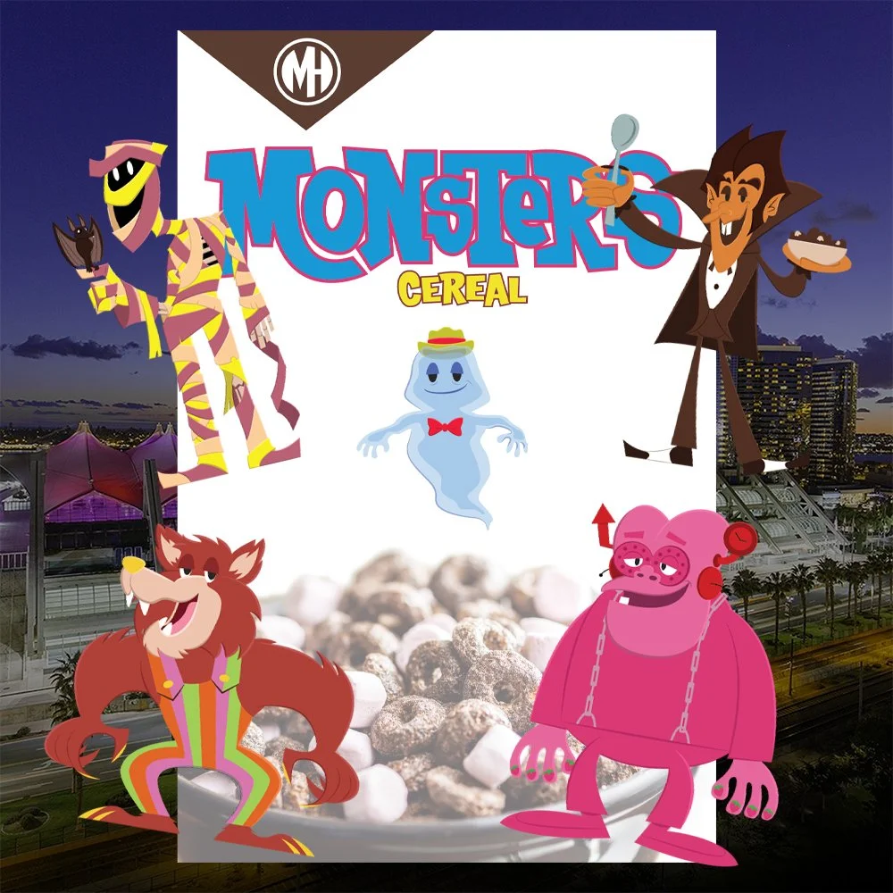 Monster Cereal Sticker Sheet