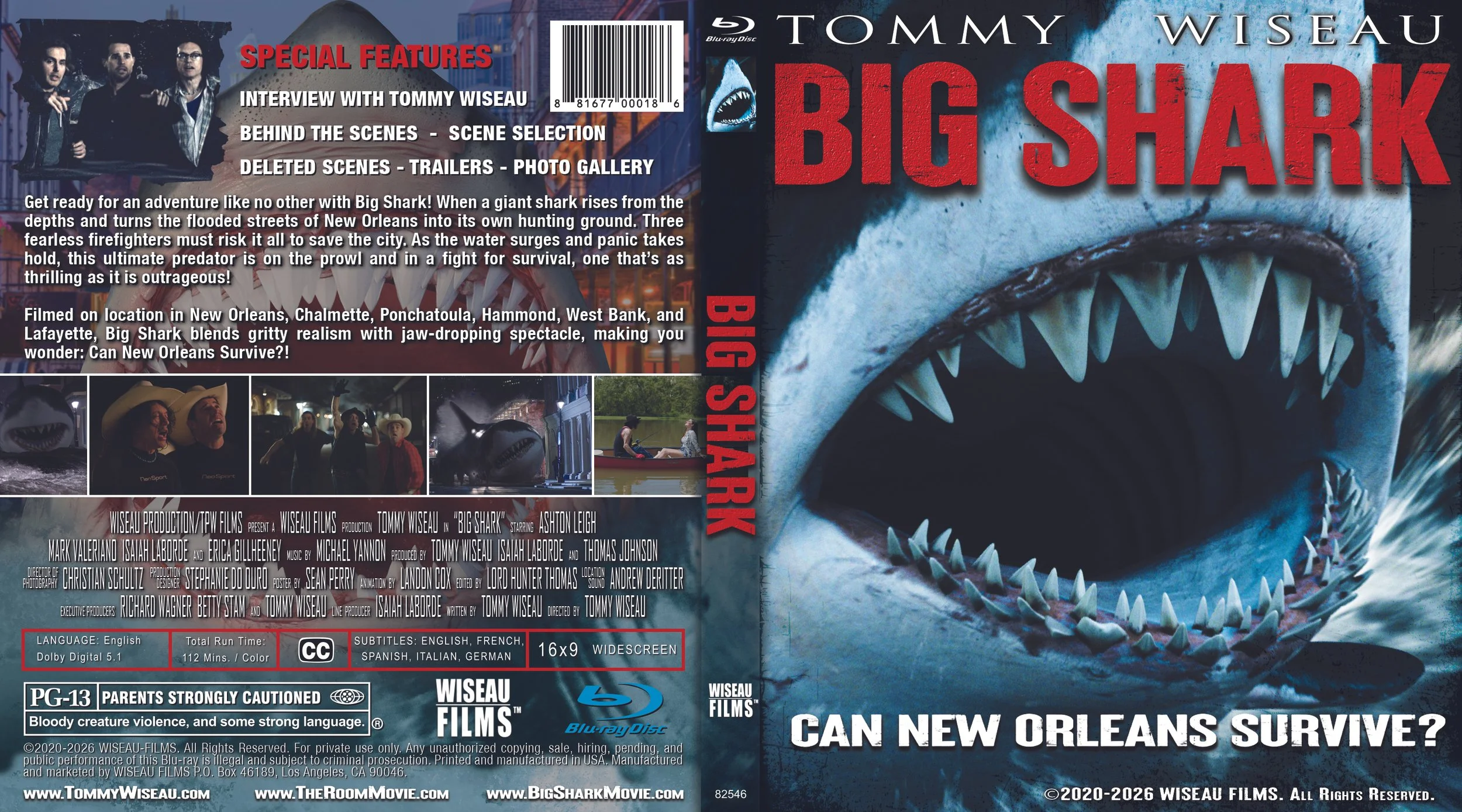Can New Orleans survive this Big Shark Blu-ray?! Probably, but they might wish they hadn't.