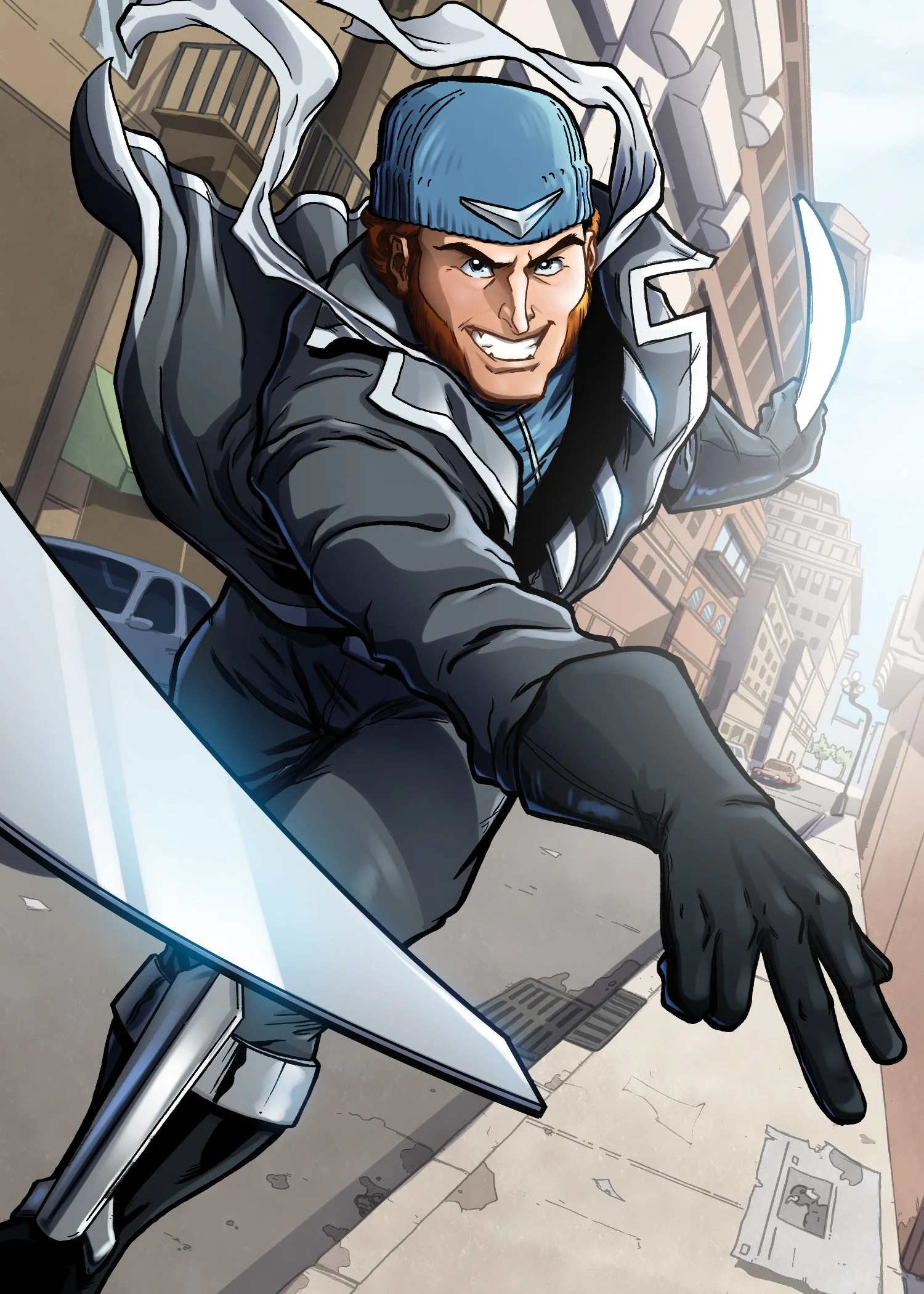 Captain Boomerang trading card art!
