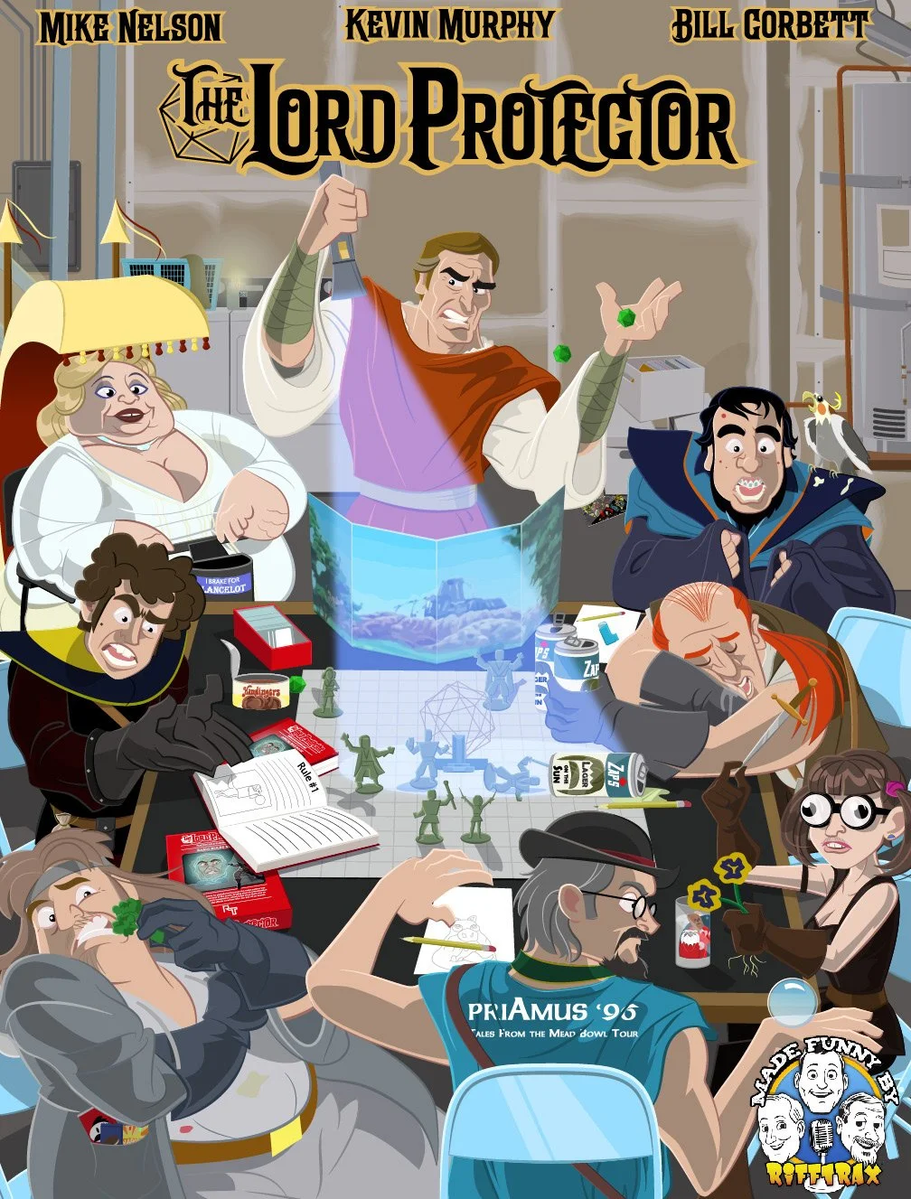 Don't a dufussa-headed moron, go check out The Lord Protector from RiffTrax! ZESTY!