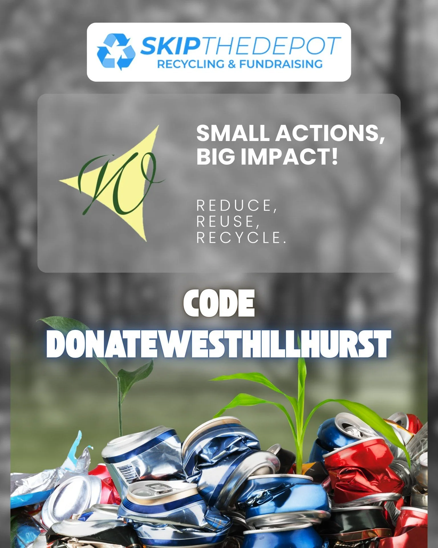 🌱♻️ Support West Hillhurst &mdash; Without Leaving Your Home! ♻️🌱

Did you know your empty bottles can help fund programs and initiatives right here in our community?

With Skip the Depot, donating is incredibly easy &mdash; no sorting, no driving,