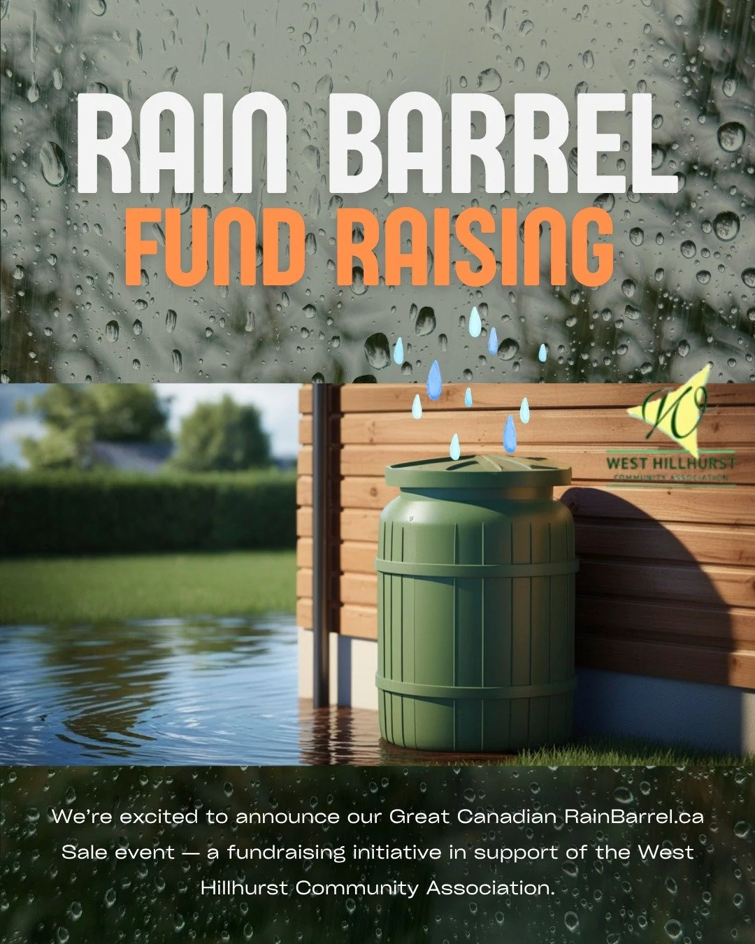 🌱 Support Your Community While Going Green! 🌱

We&rsquo;re excited to announce our Great Canadian RainBarrel.ca Sale event &mdash; a fundraising initiative in support of the West Hillhurst Community Association.

Shop high-quality, affordable produ