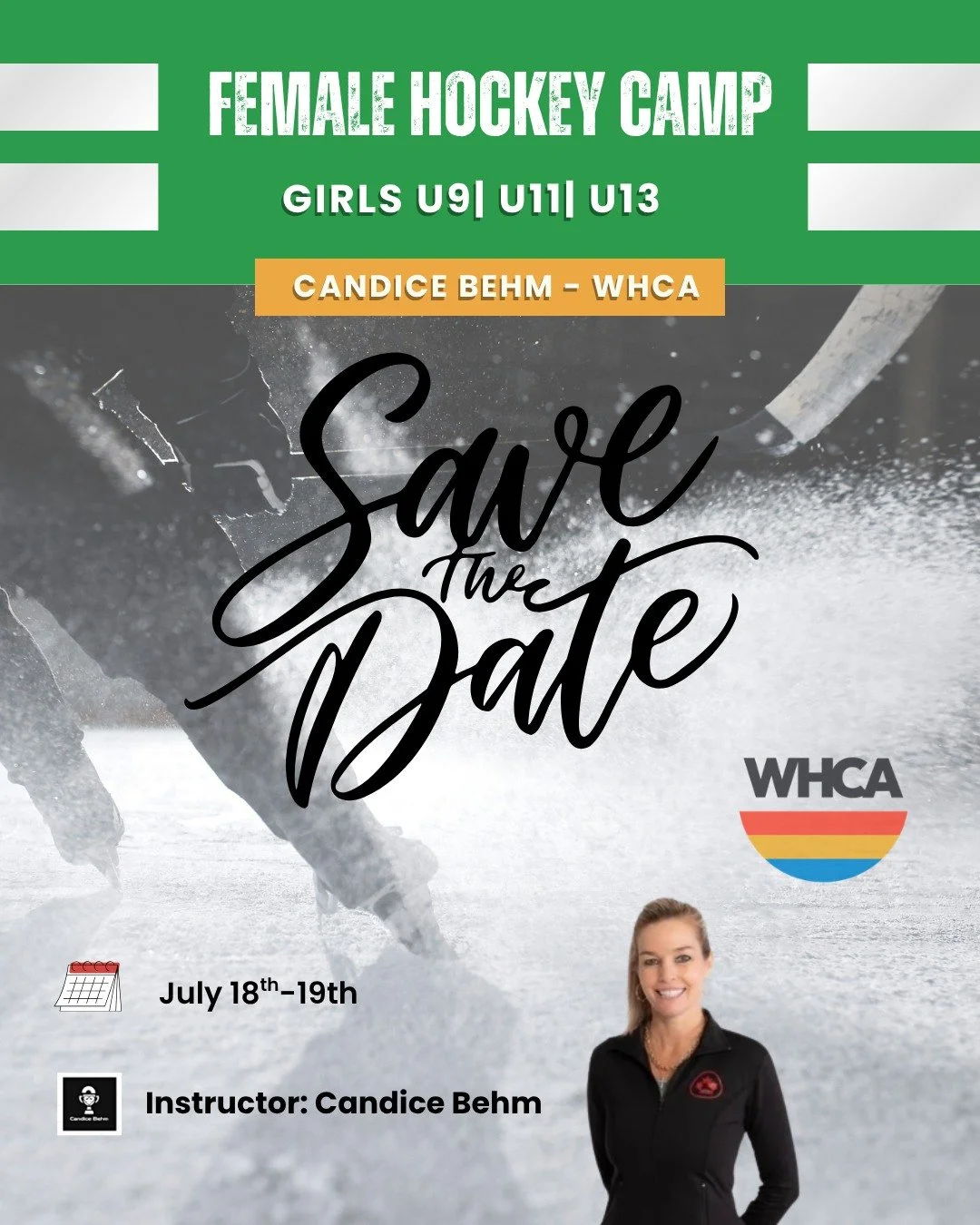 🔥🏒 FEMALE HOCKEY SUMMER CAMP 🏒🔥

Ready to level up this summer?
Join us for an elite training weekend focused on building stronger, faster, and more confident female athletes. 💪⚡

❄️ ELITE POWER SKATING
🏋️ DRY LAND TRAINING
⚡ SPEED &amp; AGILIT