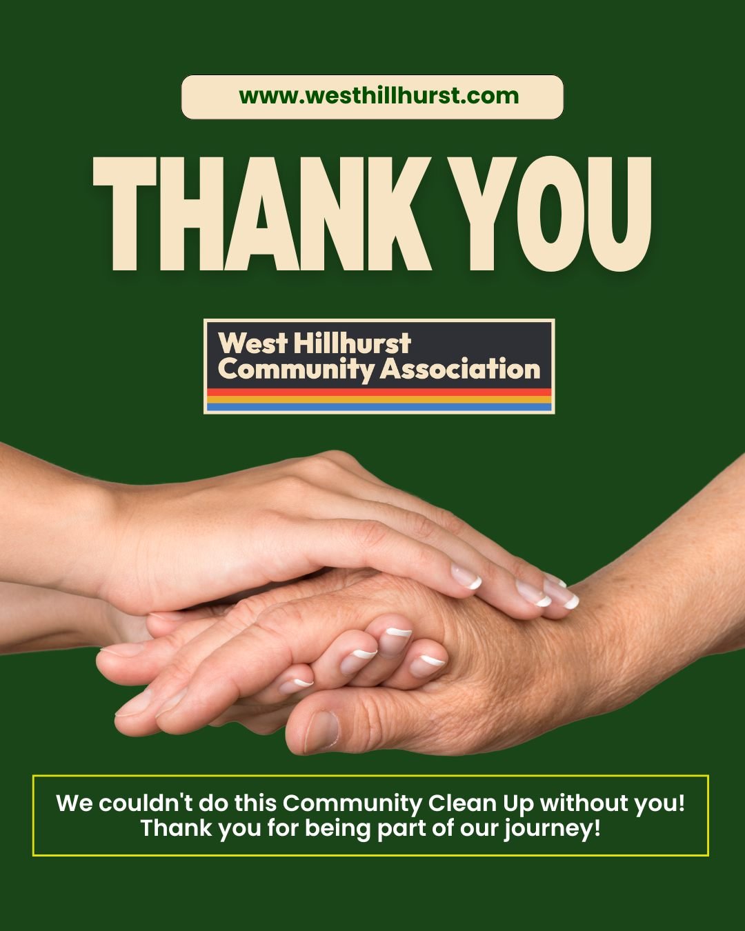 A huge THANK YOU to everyone who joined us yesterday for our Community Clean-Up! 🌿💚

What a fantastic day! Thanks to the incredible efforts of our volunteers, neighbors, families, and community members. We are truly grateful for the time, energy, a