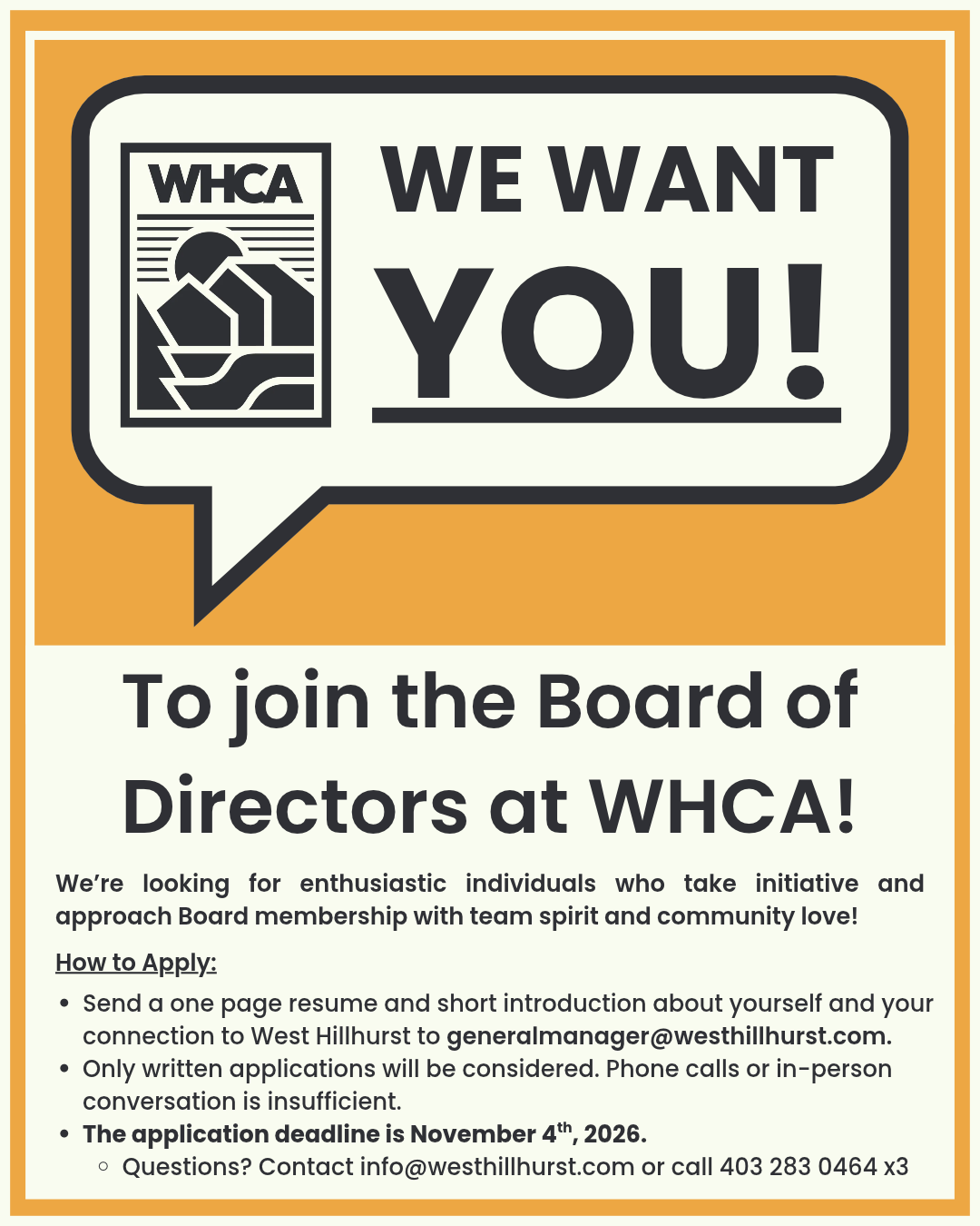 Call for Board of Directors