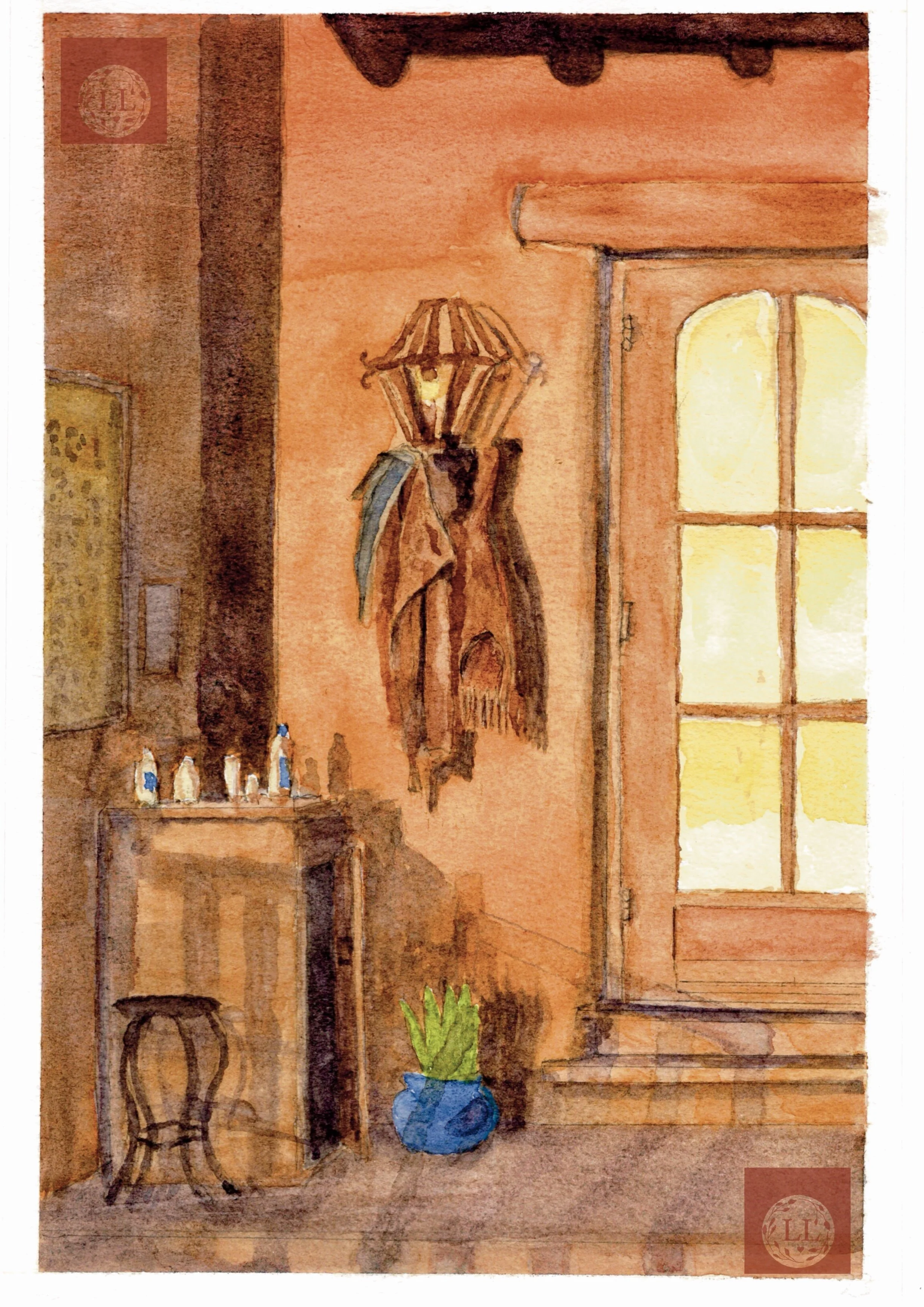 Late sun at the outback station