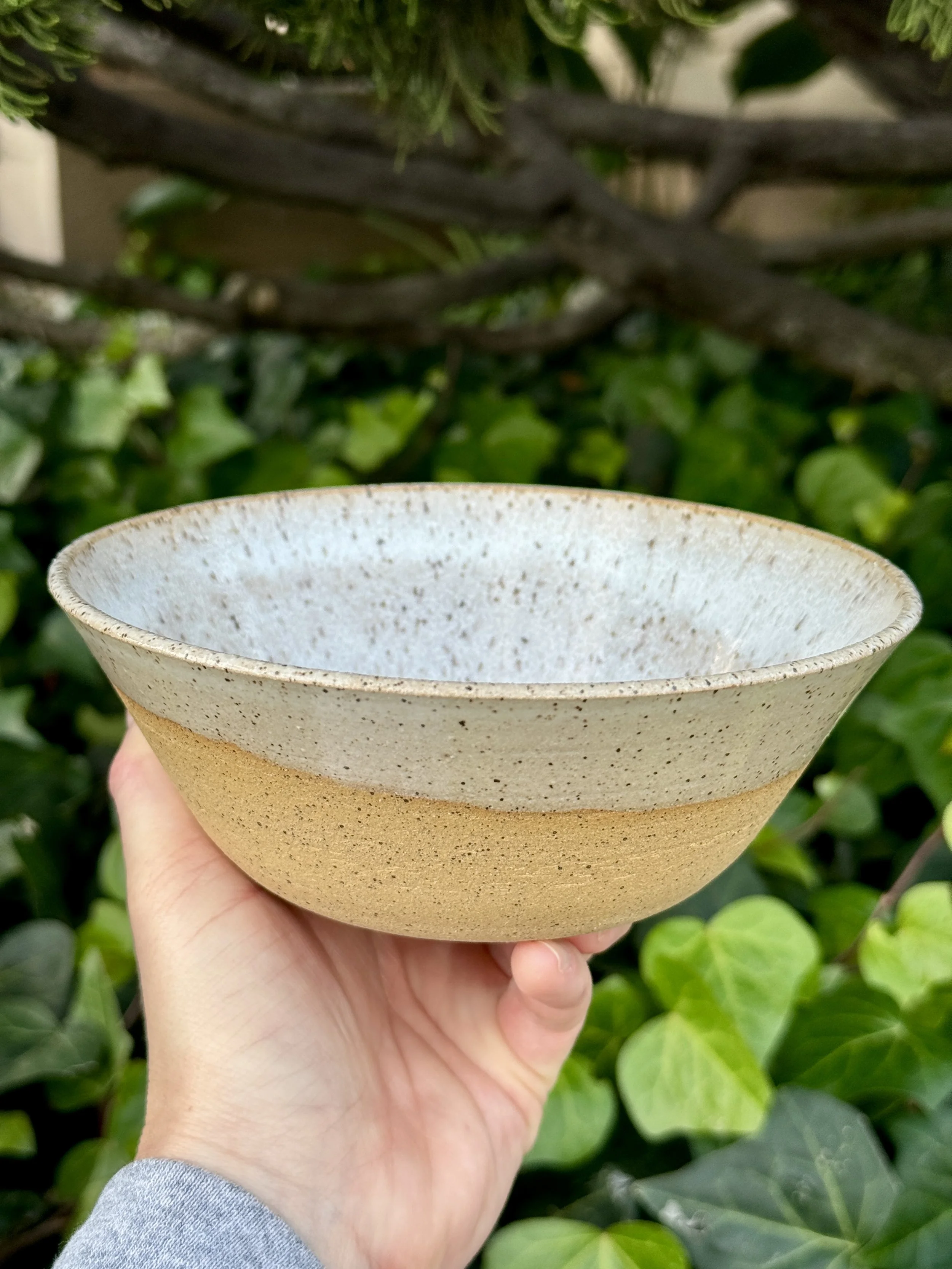 Earth and White Glaze Bowl #2