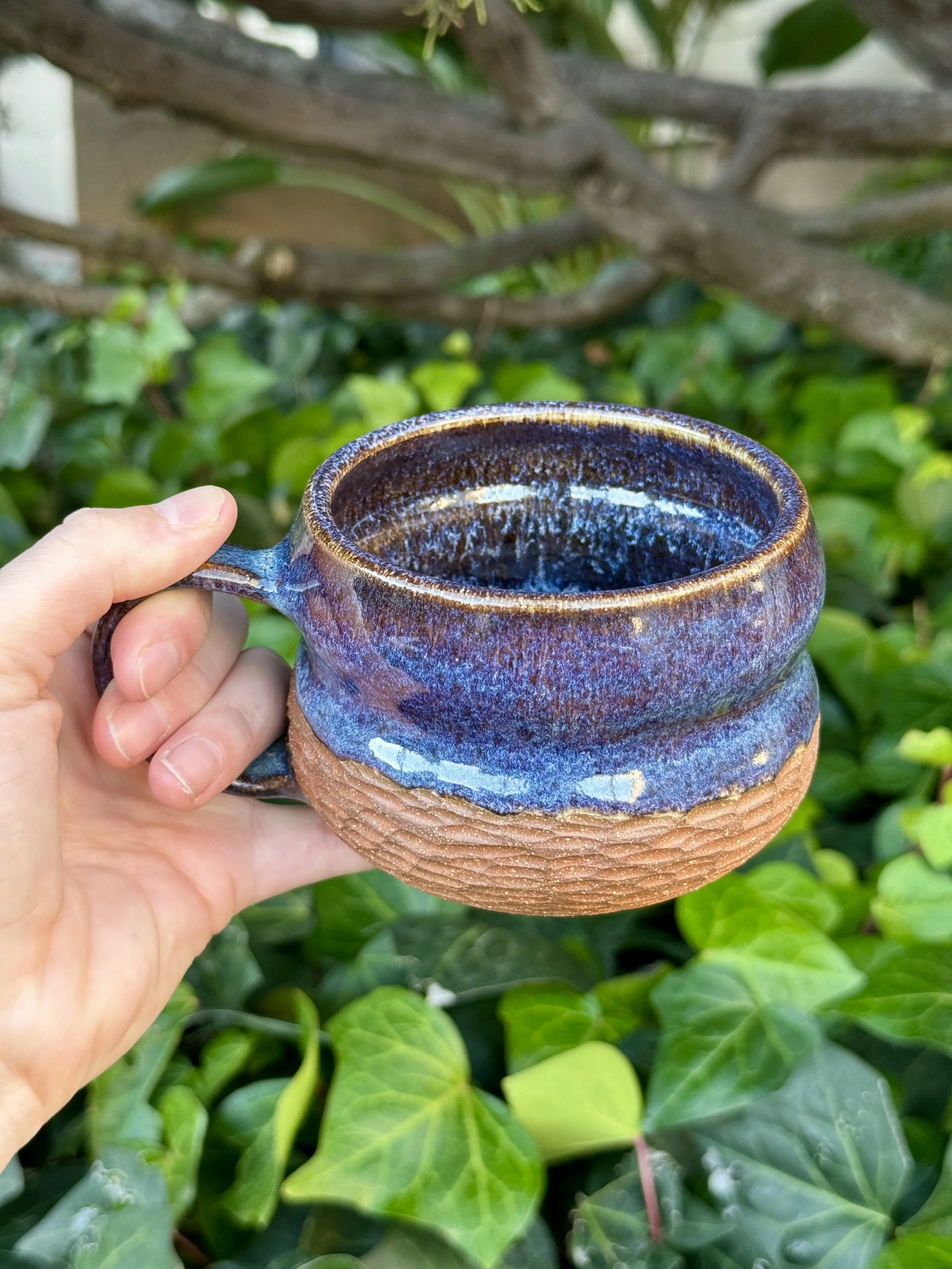 Etched Curvy Galaxy Mug