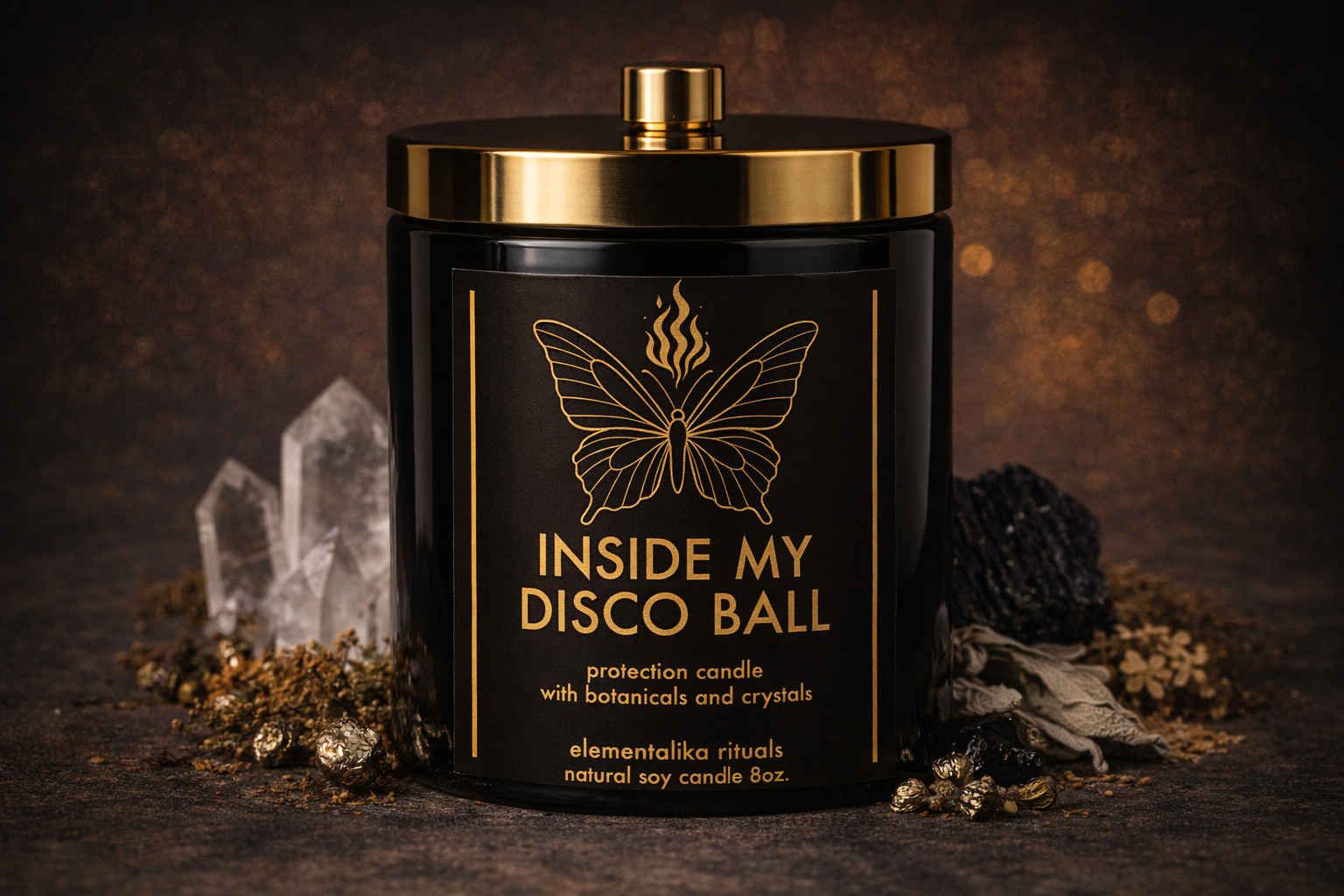 Inside My Disco Ball Candle