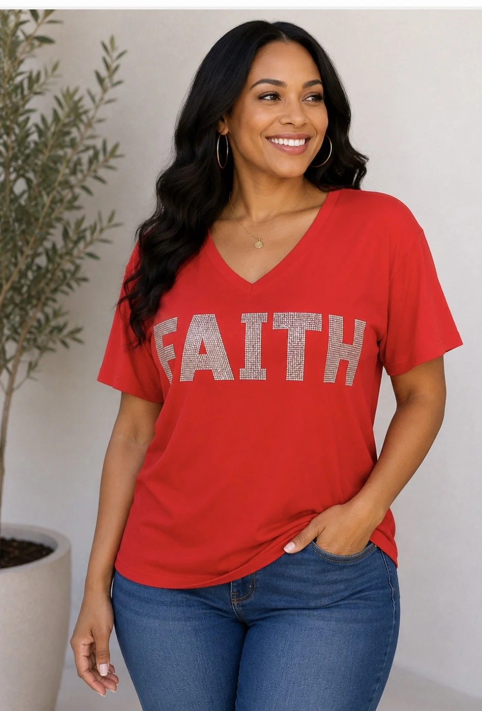 Rhinestone Faith Shirts