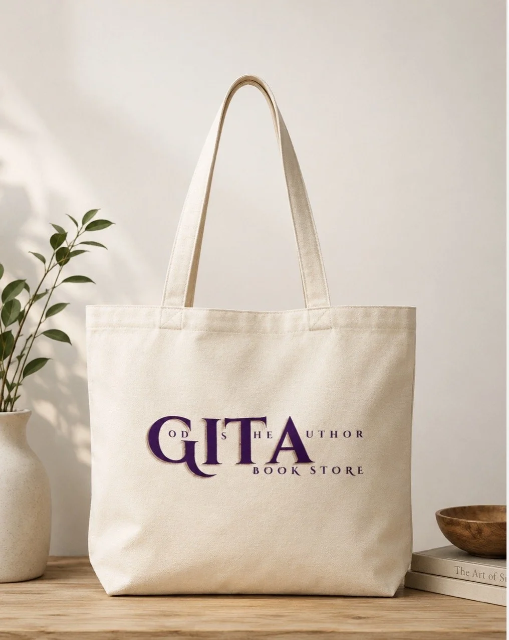 Canvas Tote Logo Bag