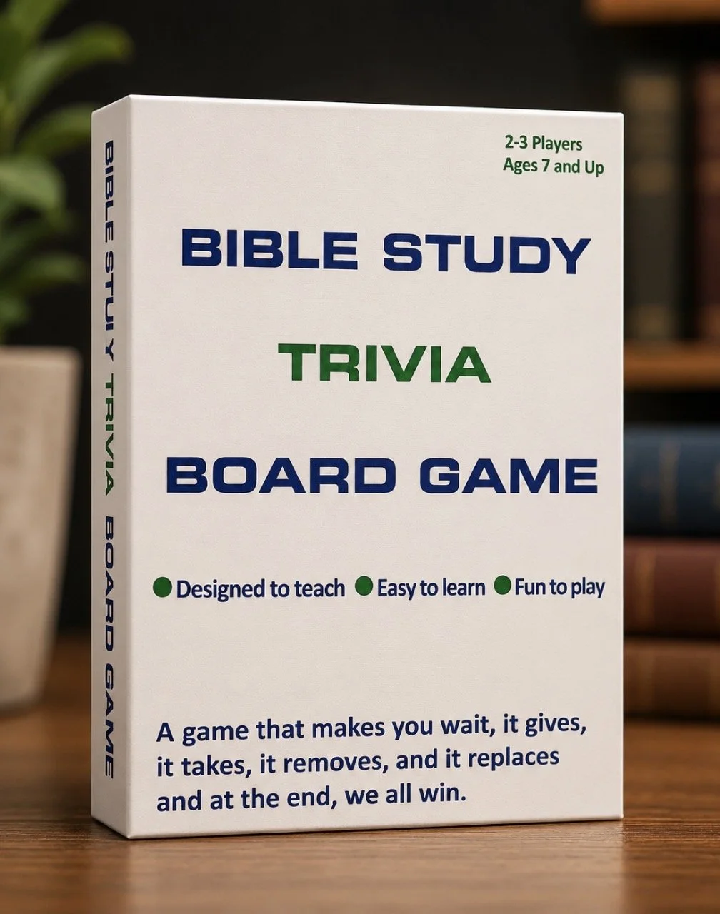 Bible Study Trivia Board Game